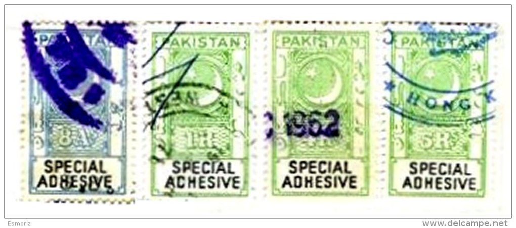 PAKISTAN, Revenues, Used, F/VF - Pakistan
