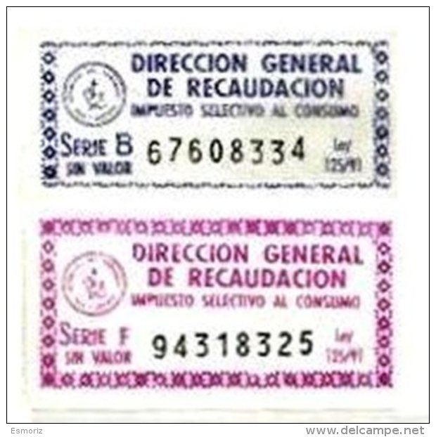 PARAGUAY, Tobacco Tax, (*) MNG, F/VF - Paraguay