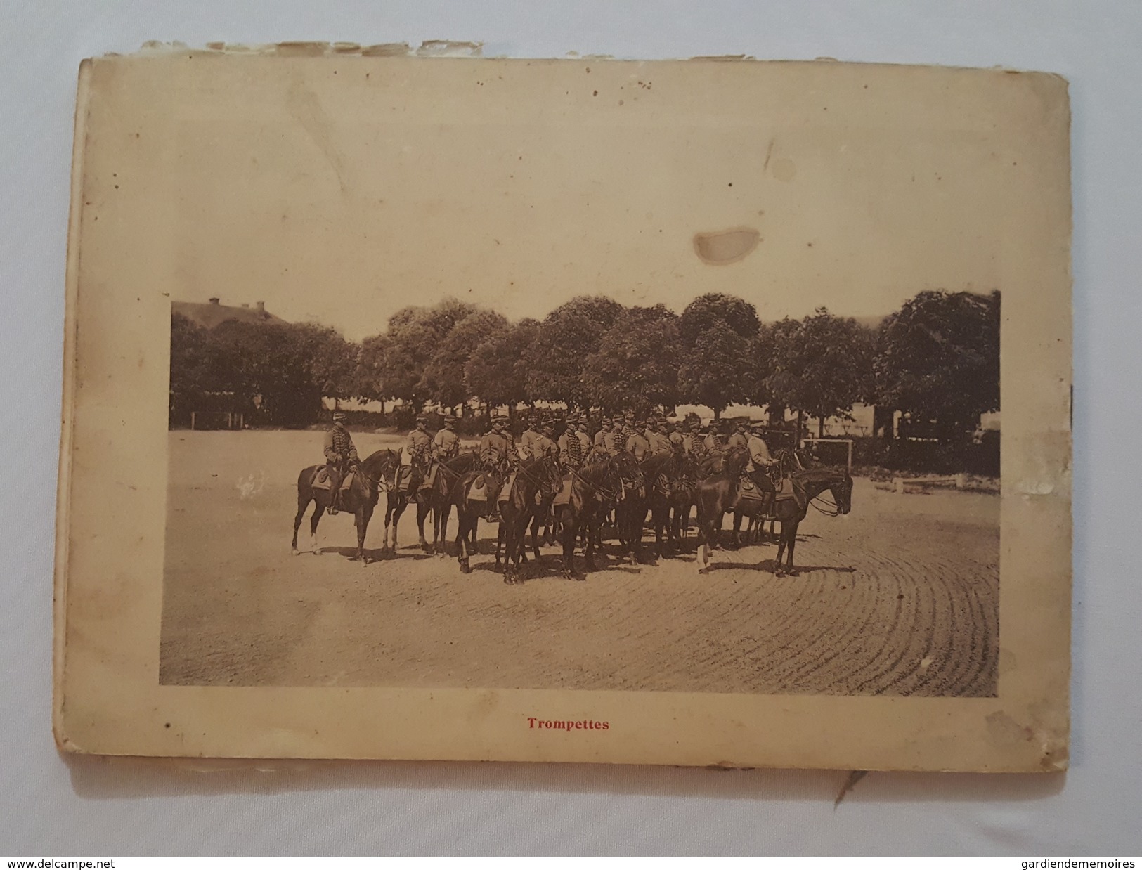 15è Régiment de Chasseurs de chalons sur Marne - 1909 - Livret de 24 photos