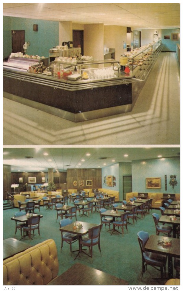 Oklahoma City OK, Boulevard Cafeteria Interior View, Advertisement, C1960s Vintage Postcard - Oklahoma City