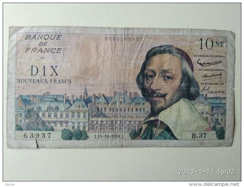 100 FRANCS 1959 - 50 NF 1959-1961 ''Henri IV''