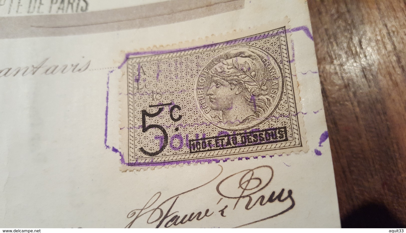 MANDAT A ORDRE ILLUSTRE DE  1901 MERCERIE EN GROS TOULOUSE - Bills Of Exchange