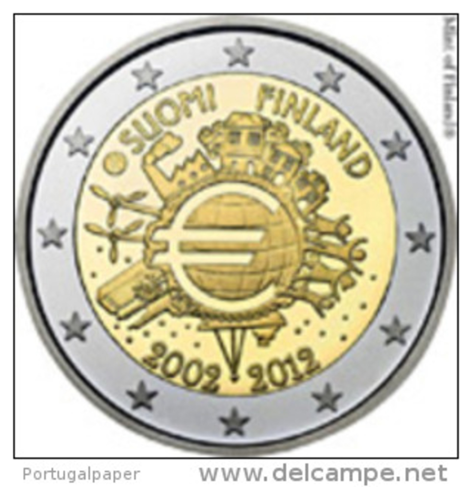 Finland 2 Euro 2012 - Unc  ( 10 Years Of Euro Banknotes And Coins ) - Finlande