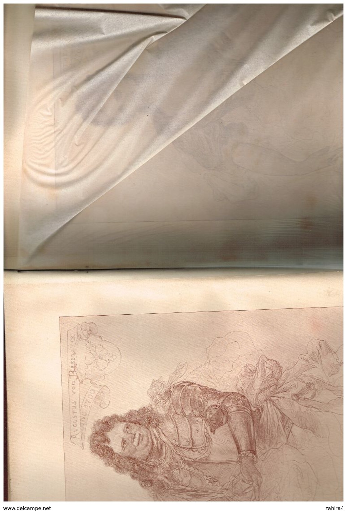 Illustrateur Trés rare Unser Bismarck Style BD 150 dessins 250 X 340 signés avec nom date commentaire Rédigé en gothique