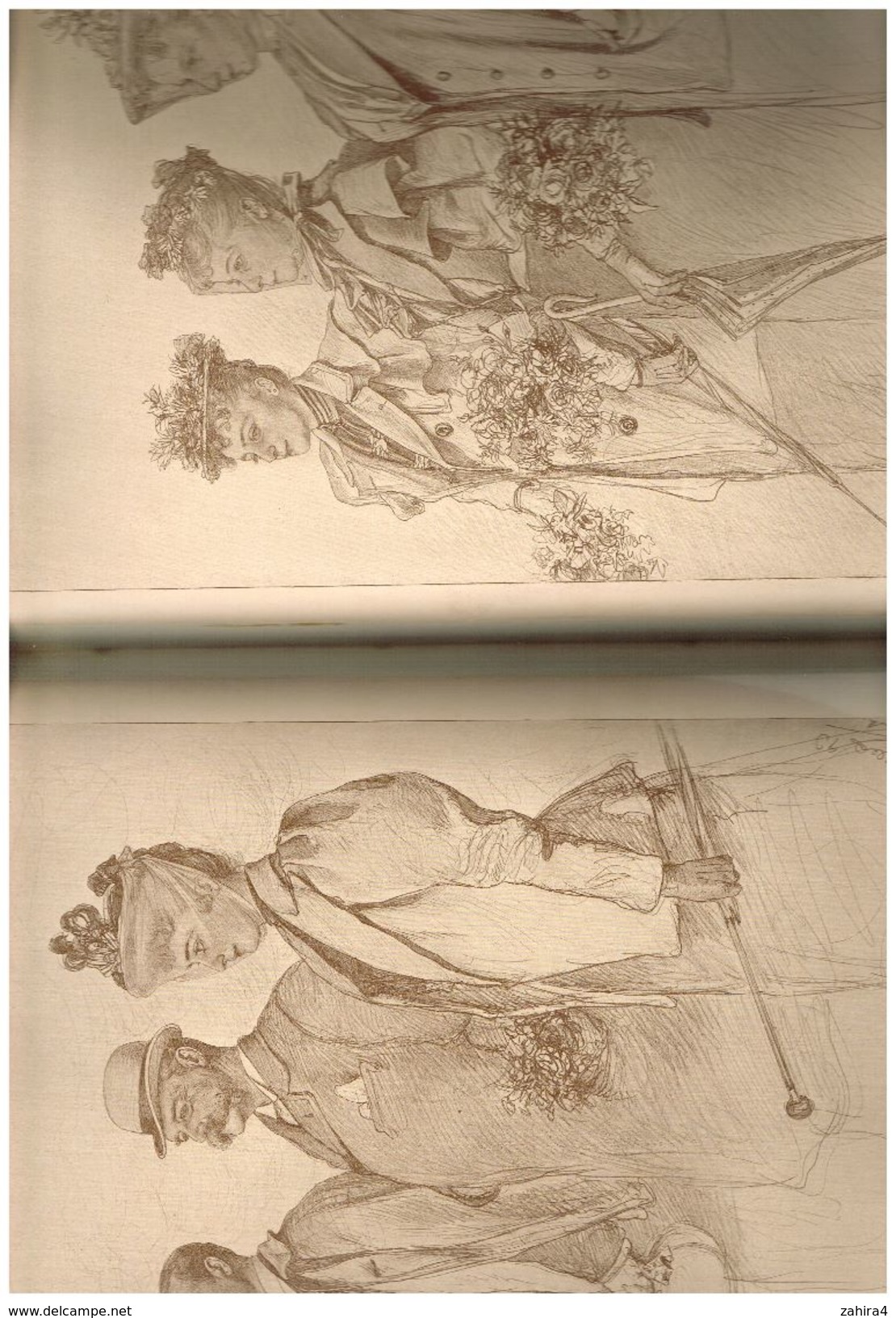 Illustrateur Trés rare Unser Bismarck Style BD 150 dessins 250 X 340 signés avec nom date commentaire Rédigé en gothique