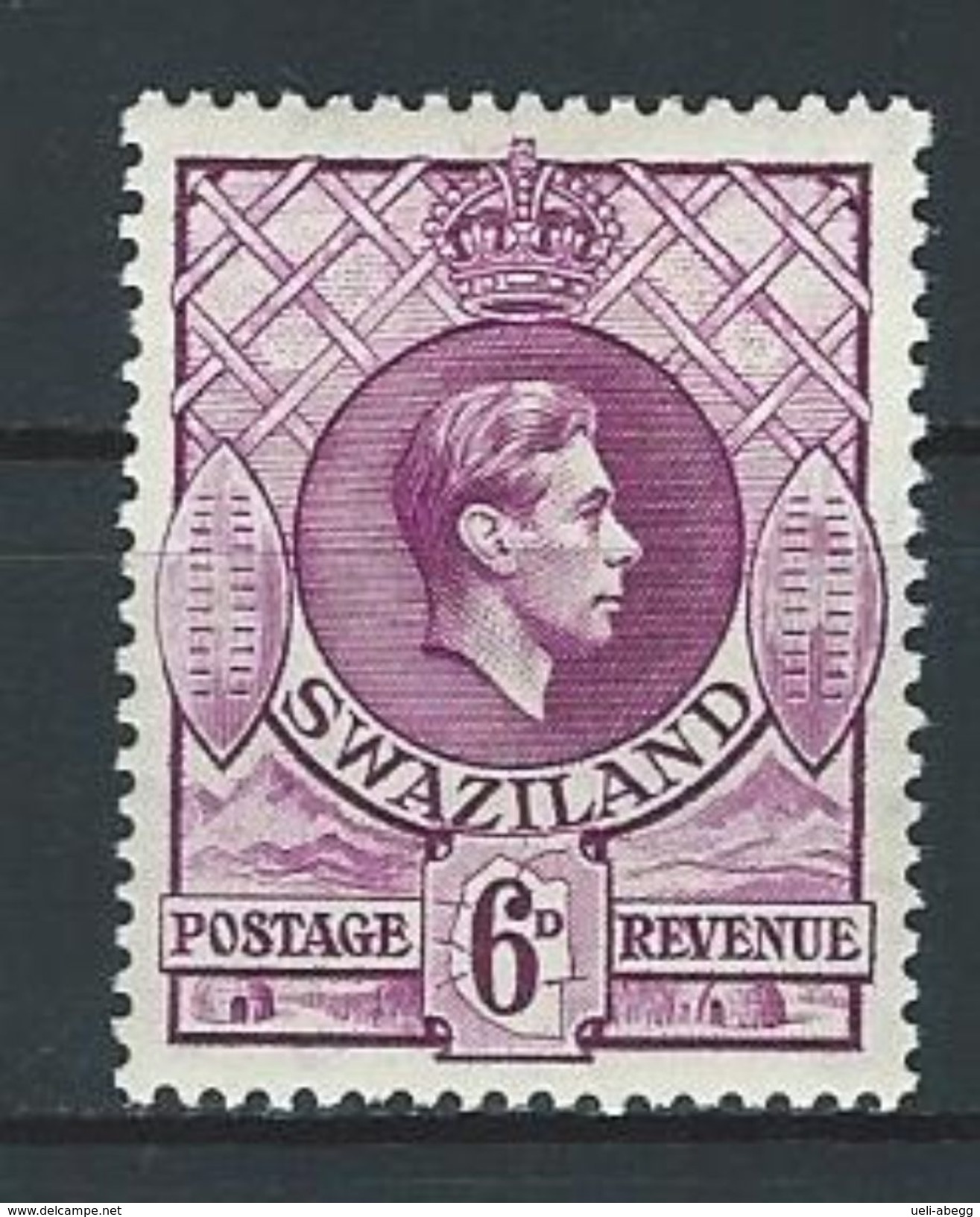 Swaziland SG 34, Mi 33A Perf. 13 1/2x13 * MH - Swasiland (...-1967)