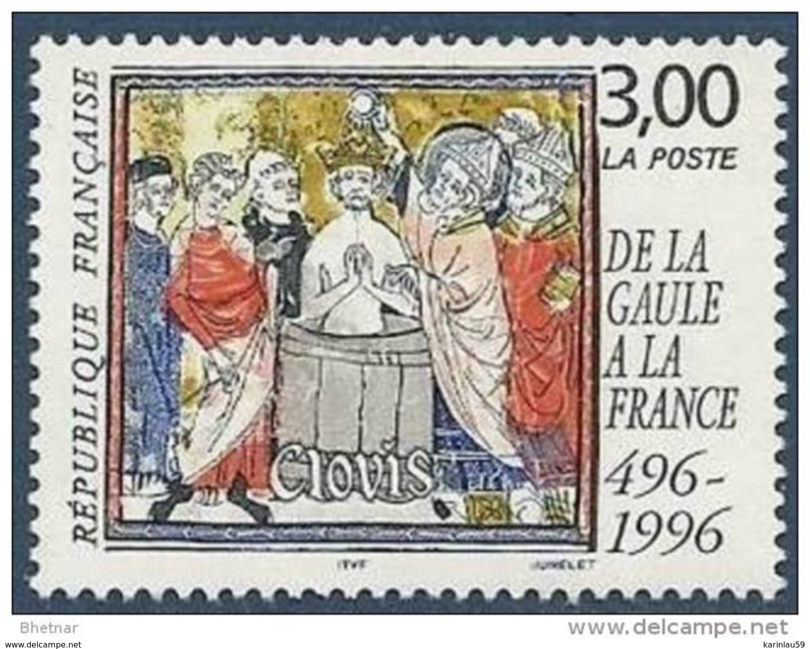 Timbre France YT 3024 " De La Gaulle à La France " 1996 Neuf - Unused Stamps