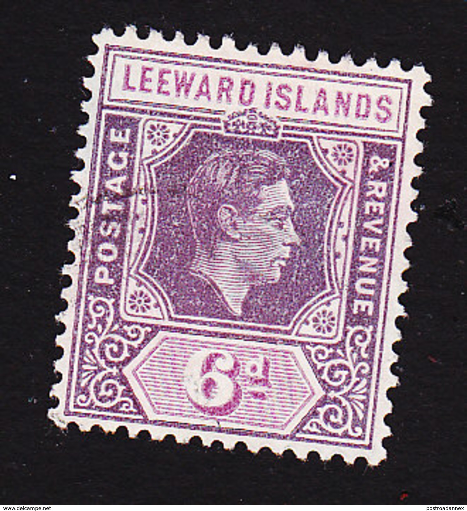 Leeward Islands, Scott #110, Used, George VI, Issued 1938 - Leeward  Islands