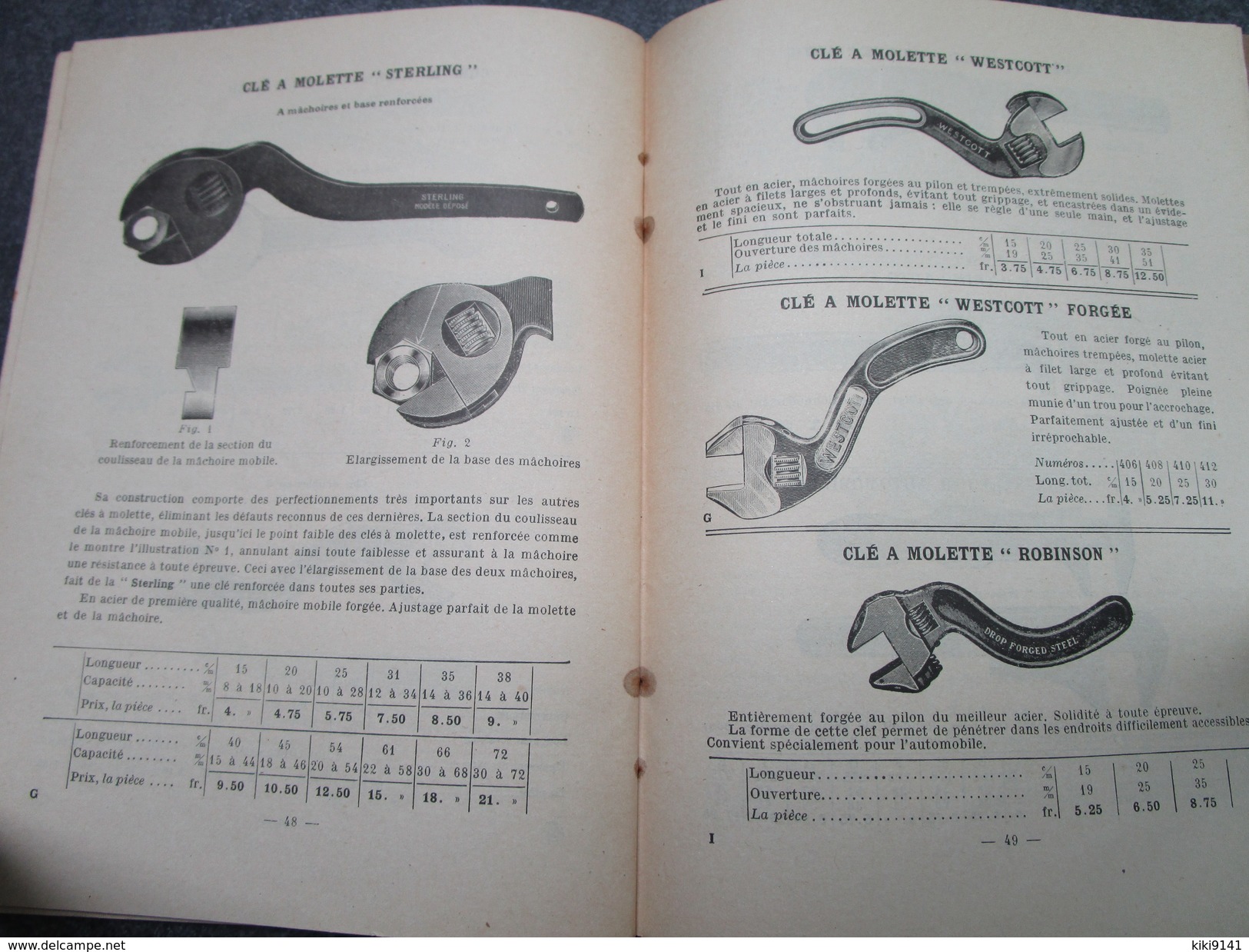 Robinetterie "JENKINS" et Outillage pour Tubes - Eugène GRESILLON 82, Avenue de la République à PARIS (56 pages)