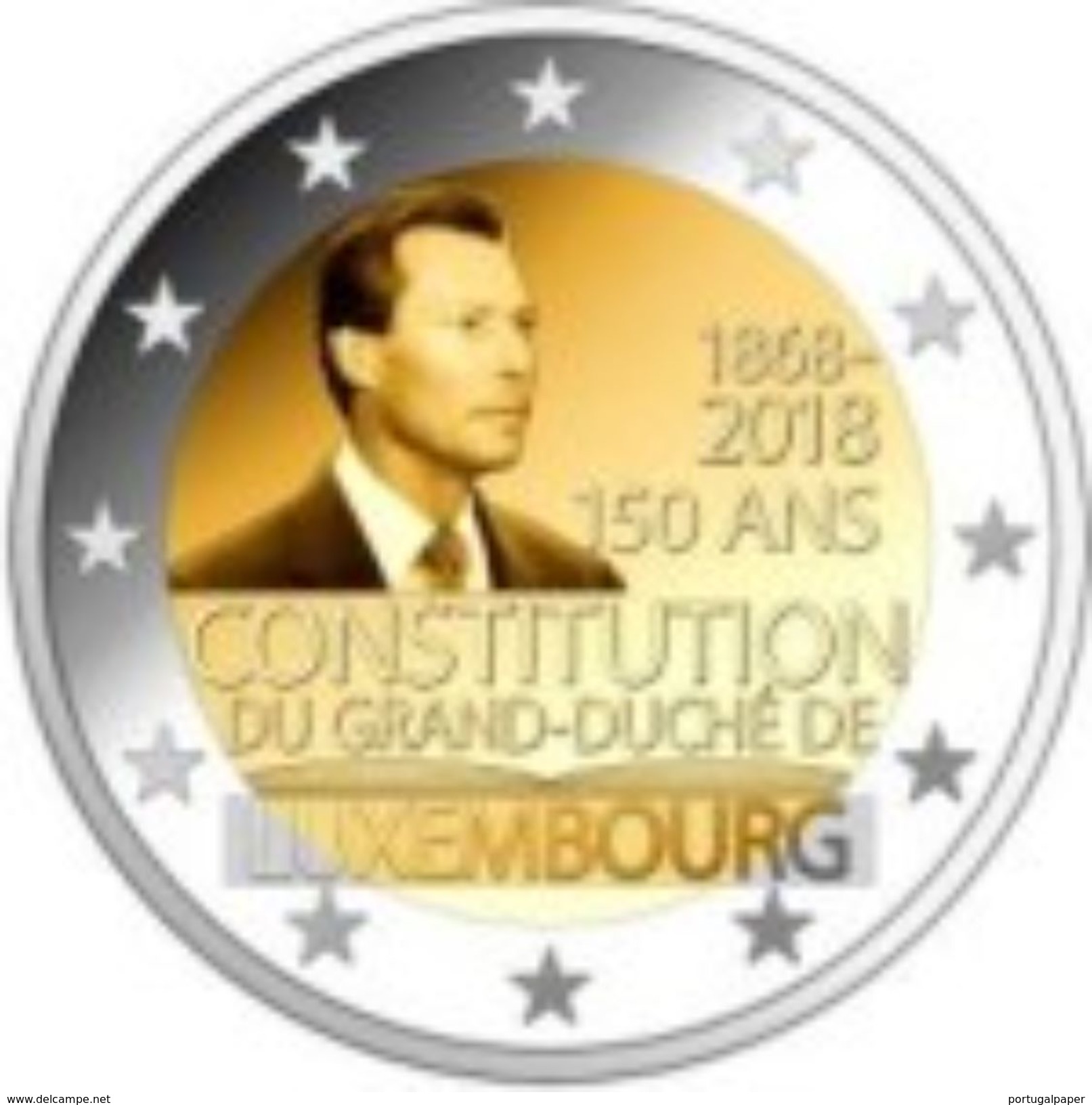 Luxemburgo 2euro Cc -150 Aniv. Da Constitución De Lux - 2018 - Luxemburg