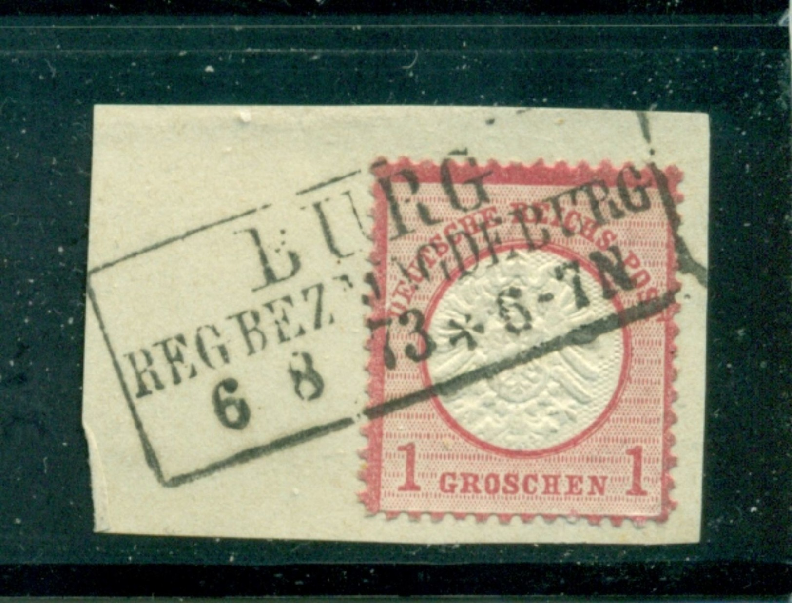 Adler Mit Grossem Brustschild; Nr.19 Auf Briefstück, Stempel Burg Bei Magdeburg - Gebraucht