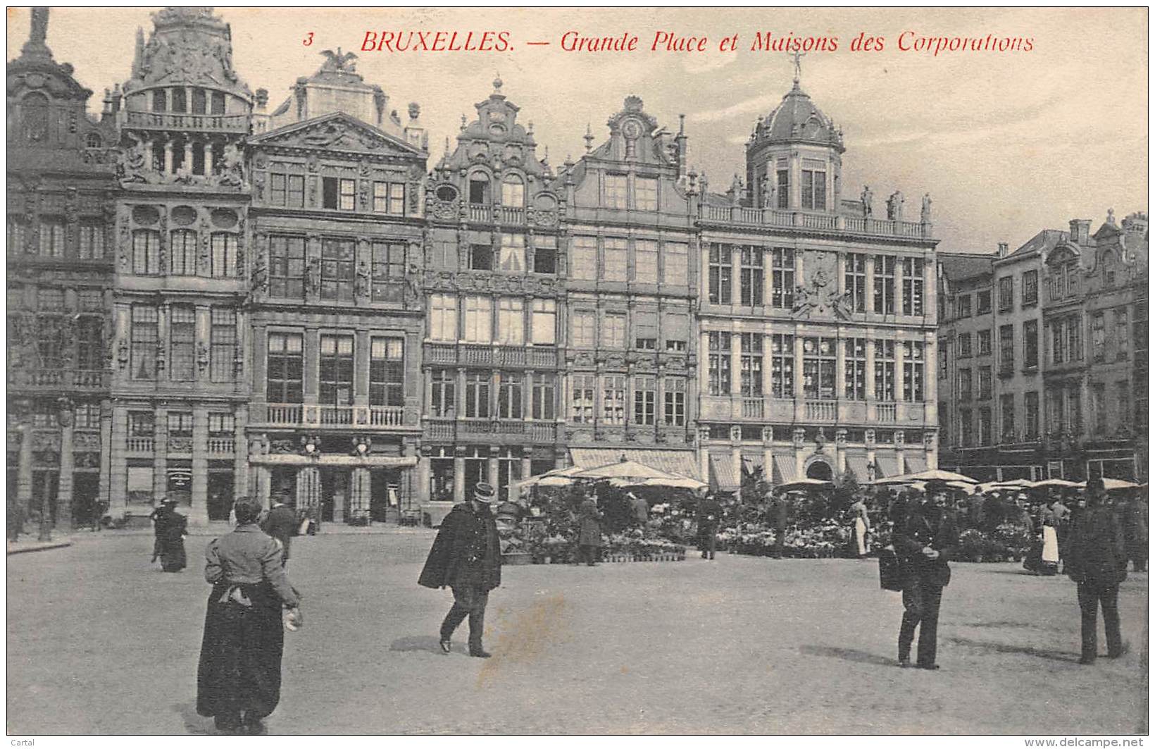 BRUXELLES - Grande Place Et Maisons Des Corporations - Squares