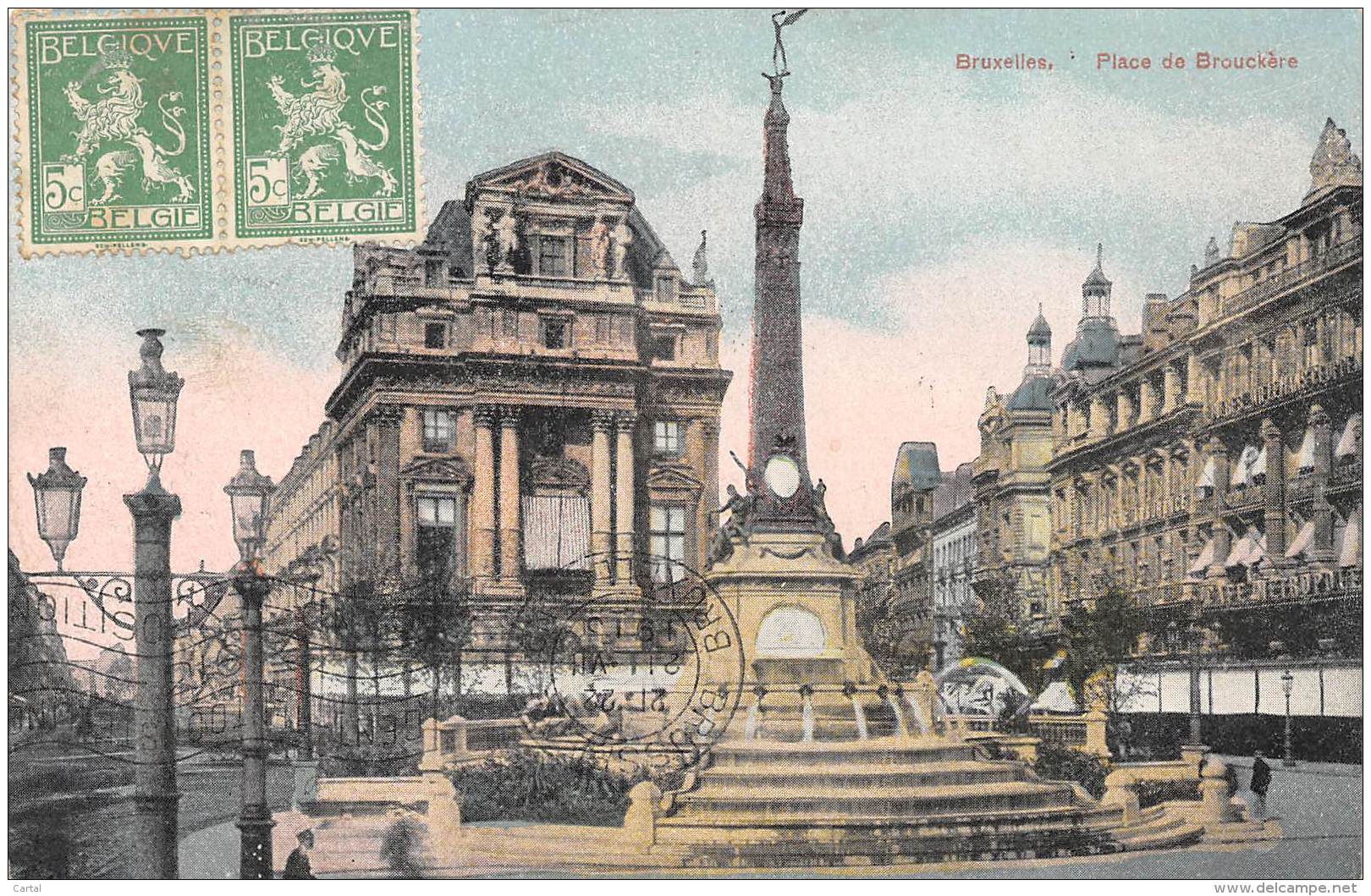 BRUXELLES - Place De Brouckère - Marktpleinen, Pleinen