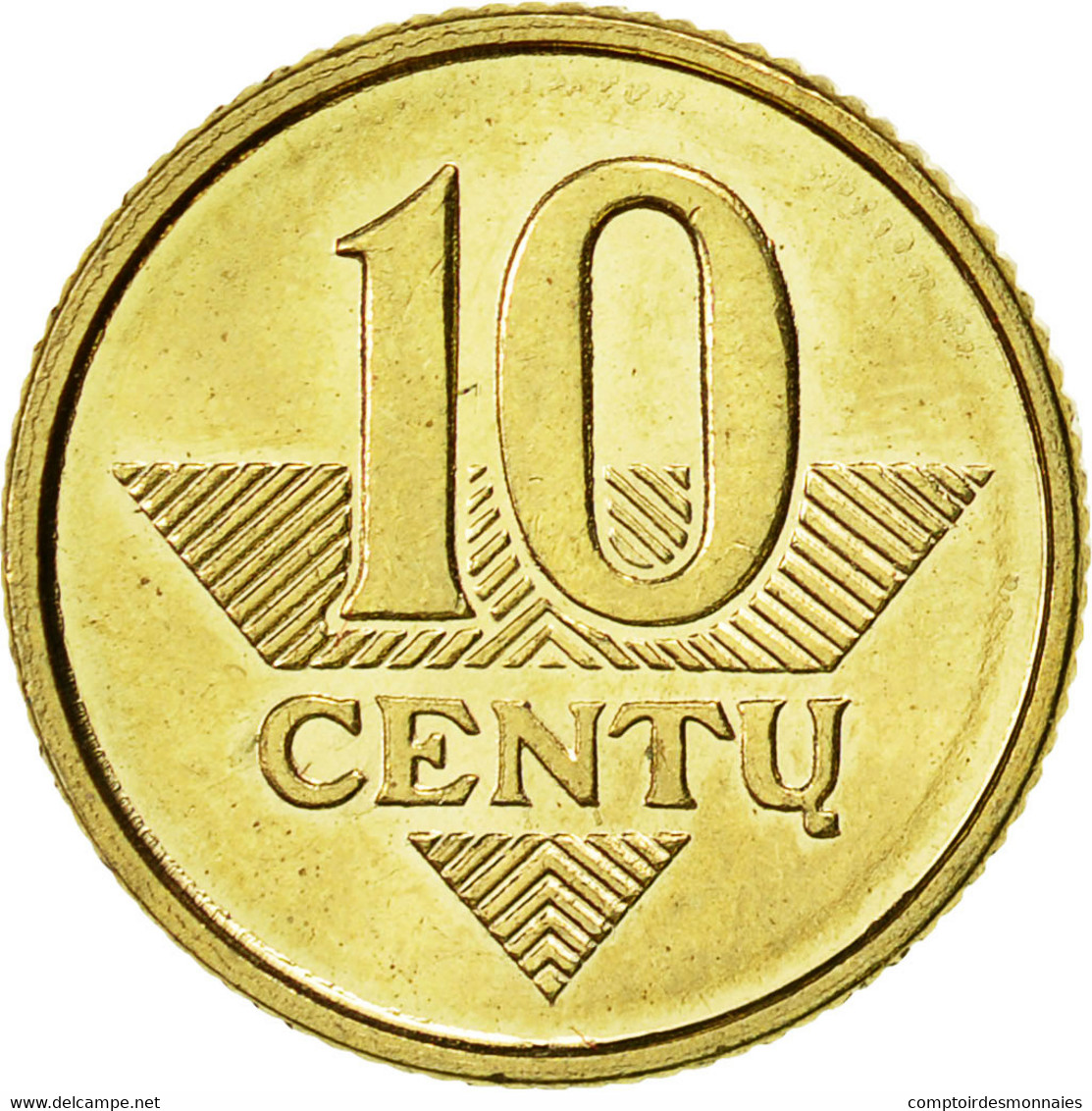 Monnaie, Lithuania, 10 Centu, 2009, TTB+, Nickel-brass, KM:106 - Lituanie