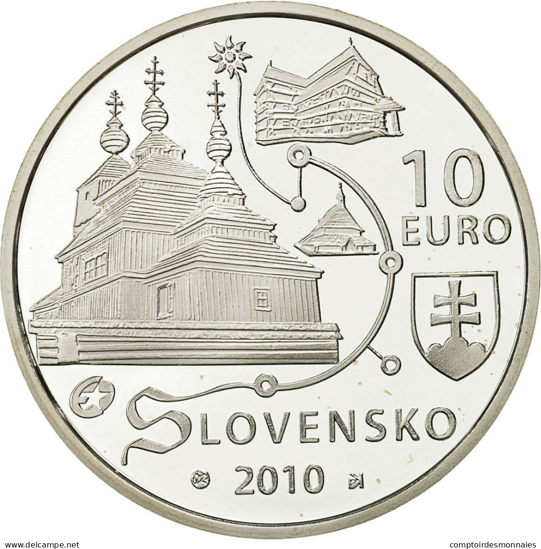 Slovaquie, 10 Euro, 2010, FDC, Argent, KM:110 - Slovakia