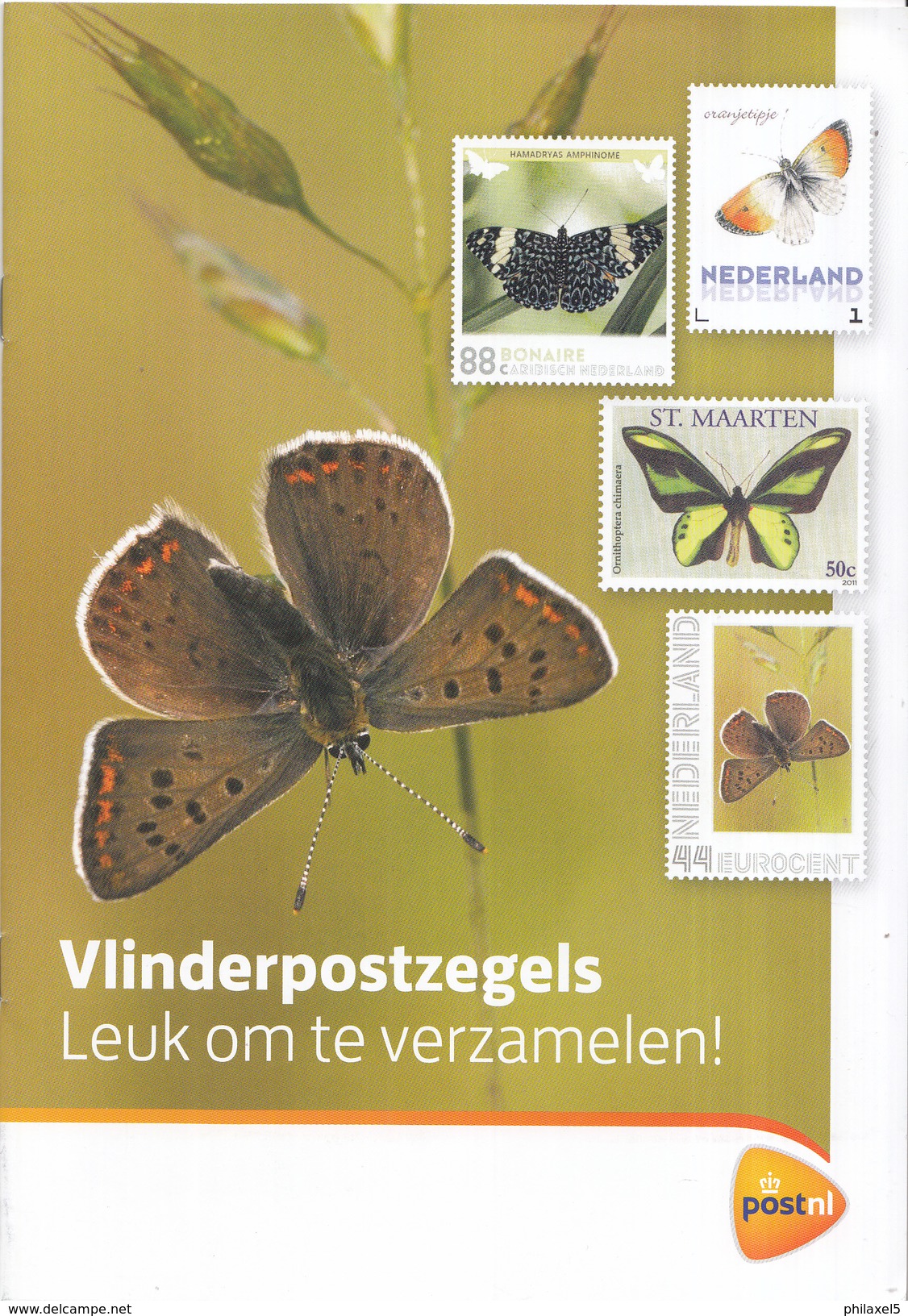 Nederland - Brochure  "Vlinderpostzegels. Leuk Om Te Verzamelen!"- Vlinder/butterfly/schmetterling - 12 Pagina's - Vlinders