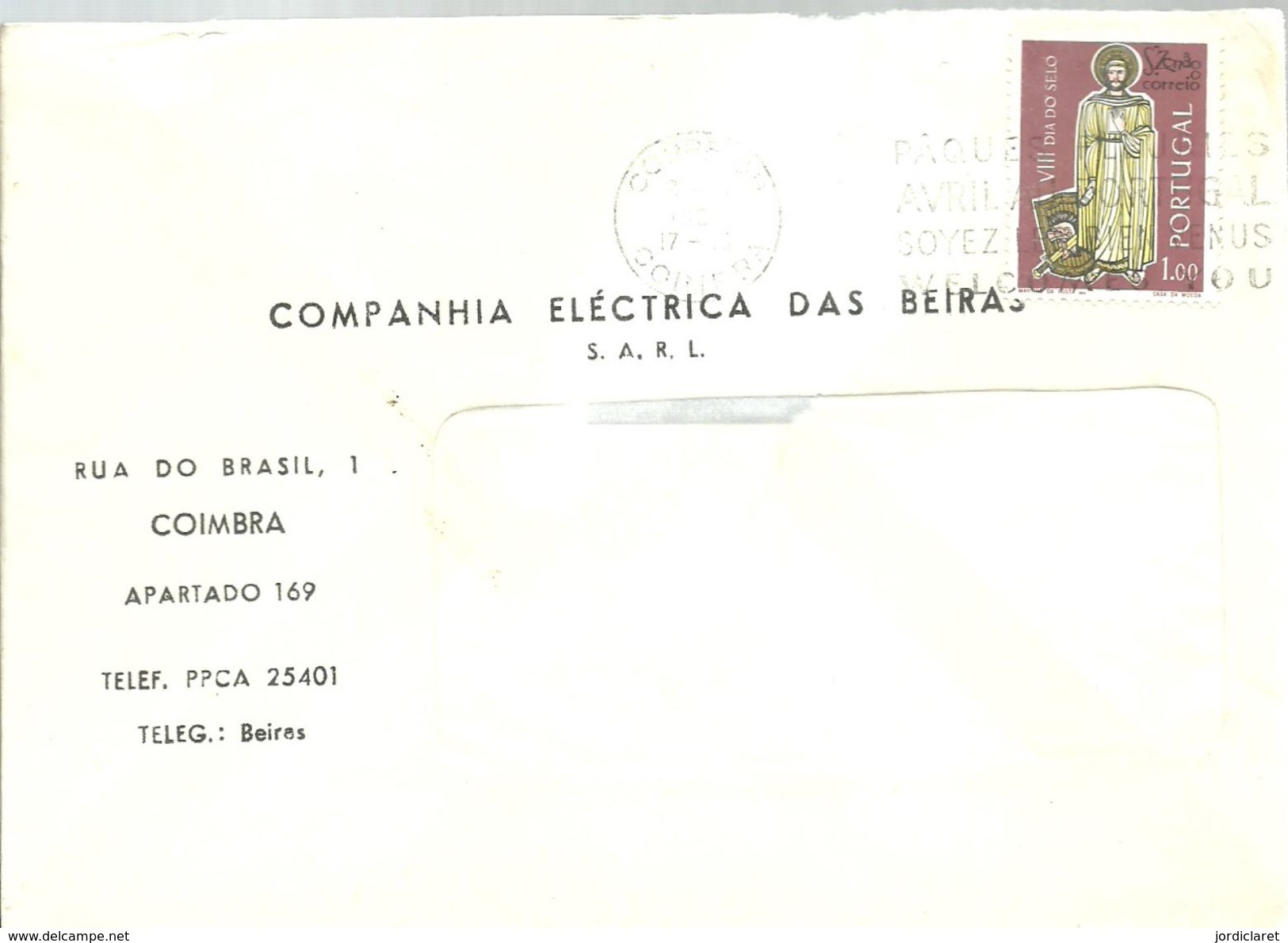LETTER 1963 COIMBRA - Cartas & Documentos