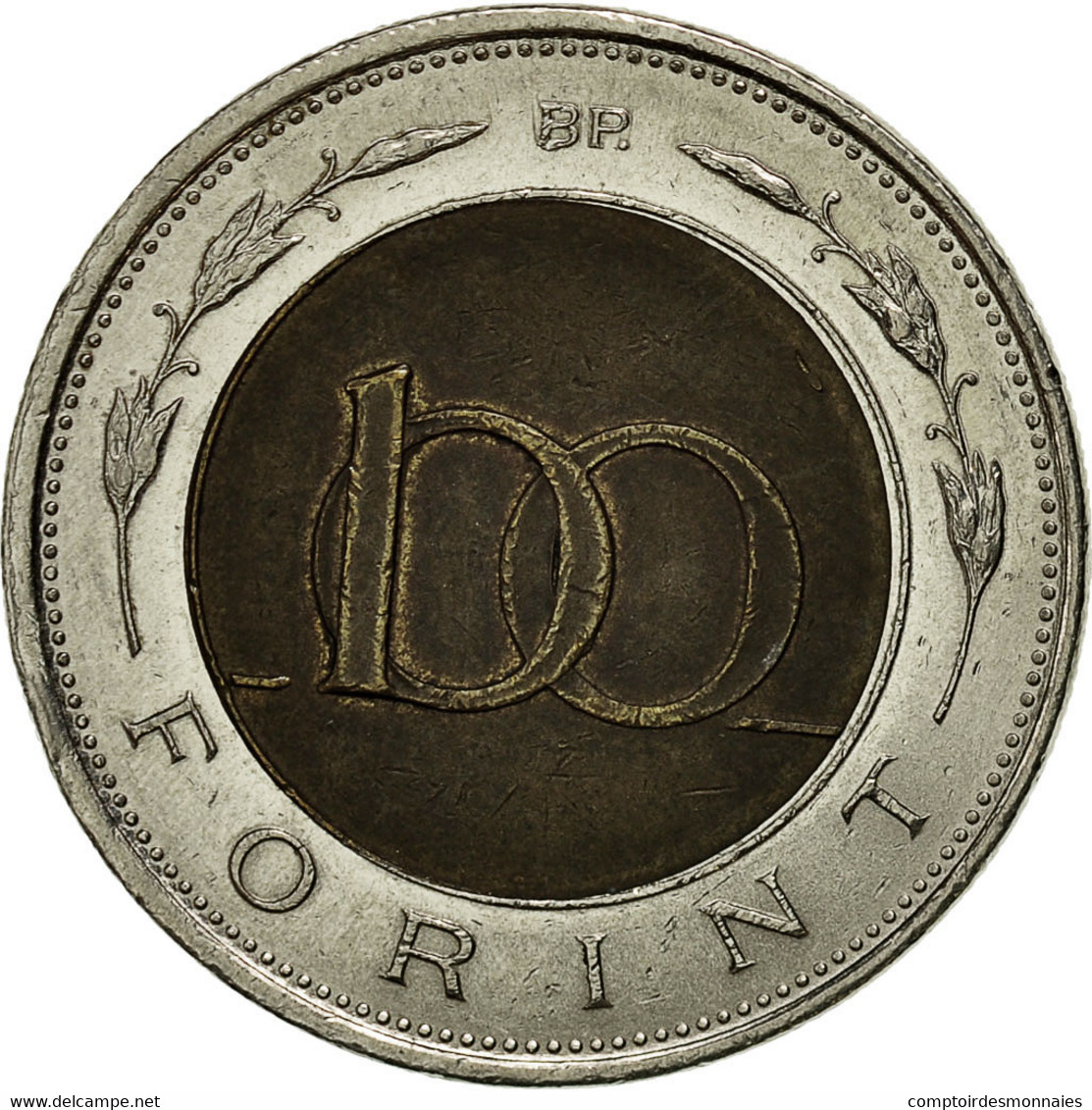 Monnaie, Hongrie, 100 Forint, 2004, Budapest, TTB, Bi-Metallic, KM:721 - Ungarn