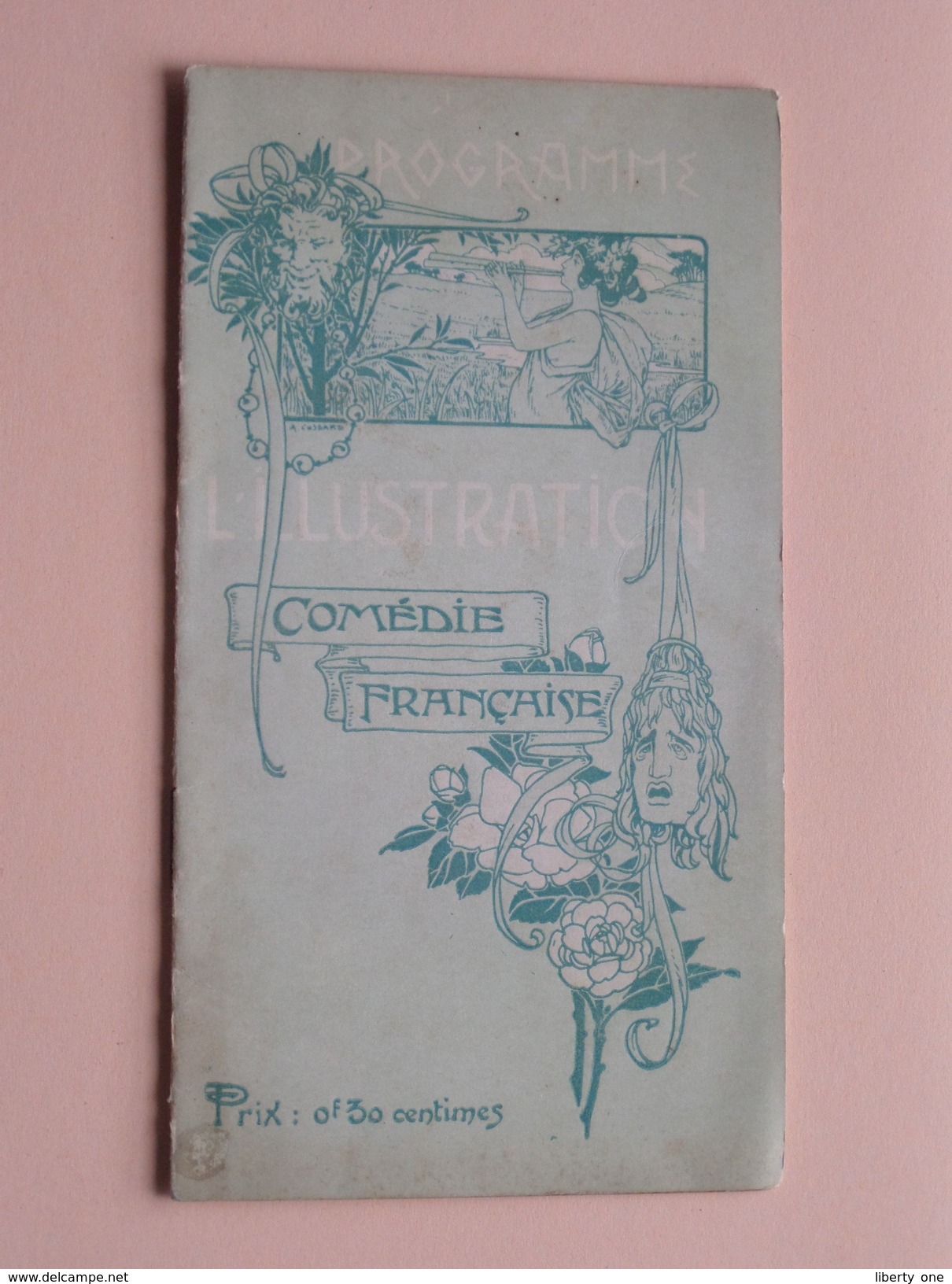 Programme L'ILLUSTRATION 62e Année 1905 Comédie Française (Mme Pierson/Leloir/Piérat/Coquelin/Féraudy) ( Voir Photo ) - Programme