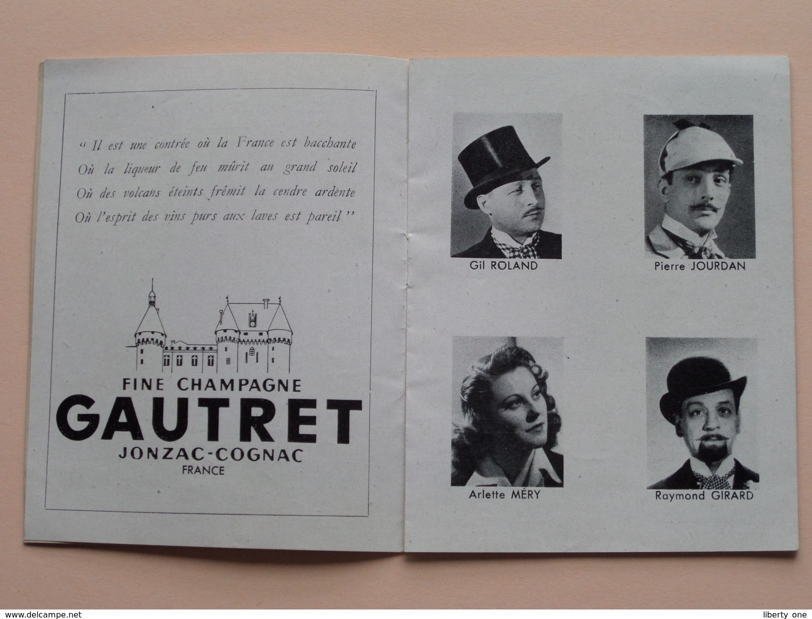 Theatre DAUNOU (d'Alfred CAPUS) Les MARIS De Léontine Comédie En 3 Actes ( Voir Photo ) - Programmi