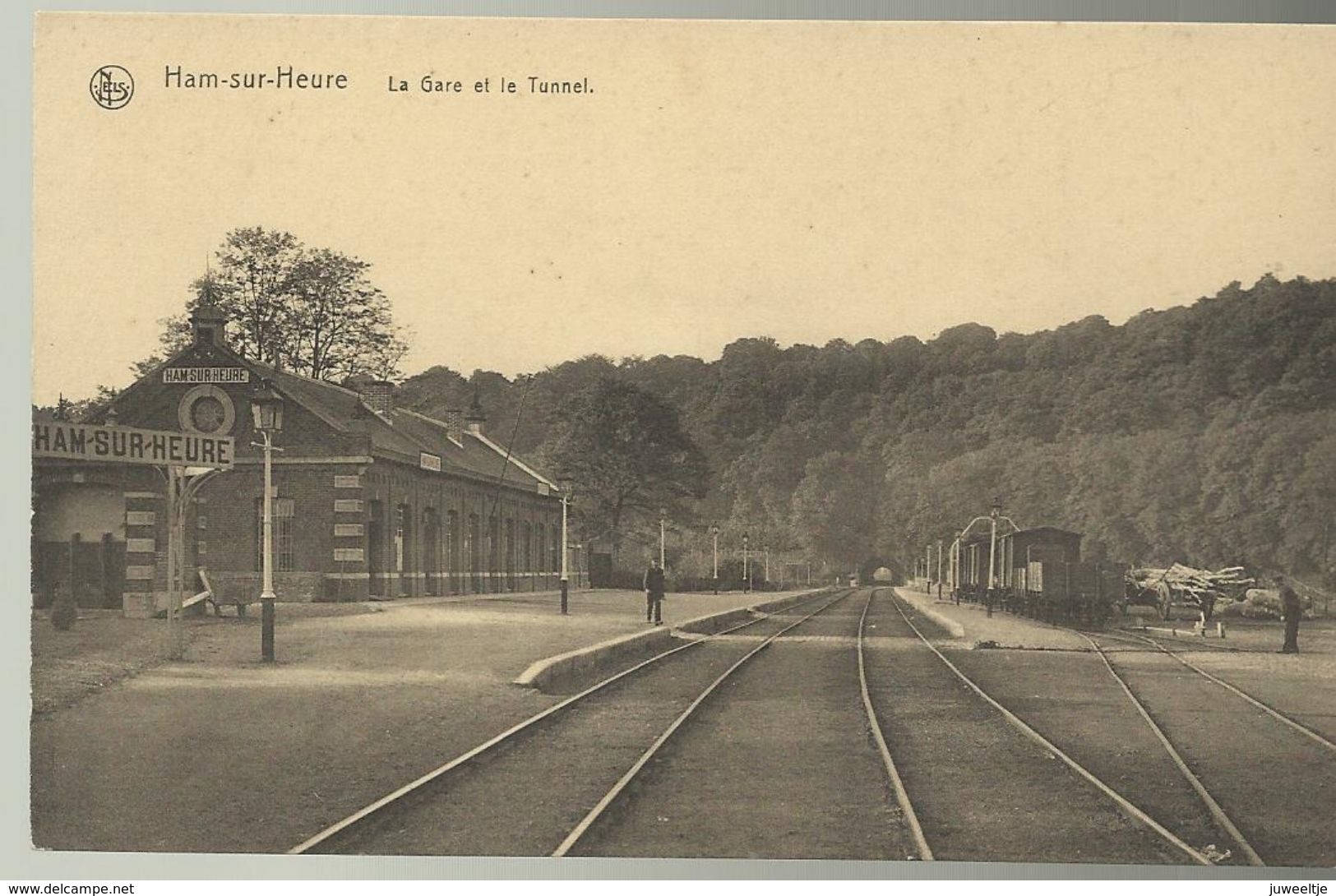 Ham-sur-Heure La Gare Et Le Tunnel  (6866) - Ham-sur-Heure-Nalinnes