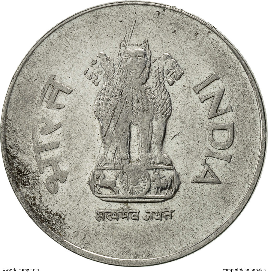 Monnaie, INDIA-REPUBLIC, Rupee, 1993, TTB, Stainless Steel, KM:92.1 - Inde