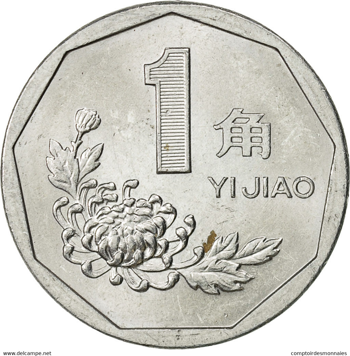 Monnaie, CHINA, PEOPLE'S REPUBLIC, Jiao, 1996, TTB+, Aluminium, KM:335 - China