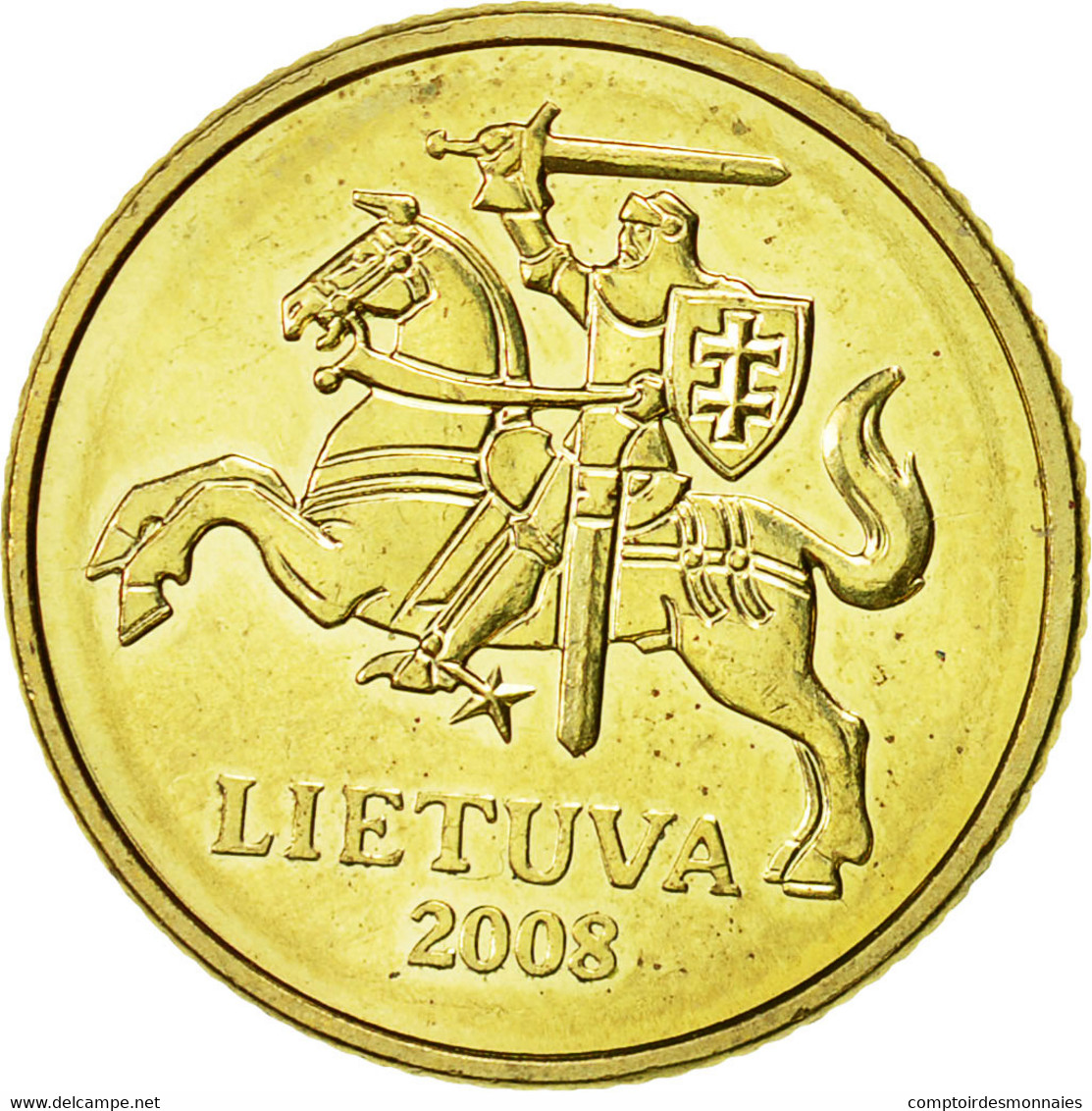 Monnaie, Lithuania, 10 Centu, 2008, SUP, Nickel-brass, KM:106 - Lituanie
