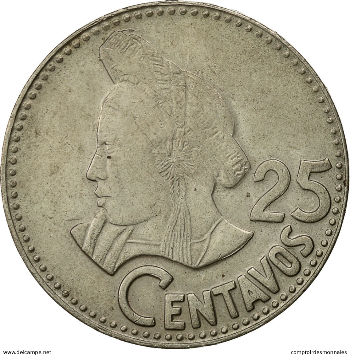 Monnaie, Guatemala, 25 Centavos, 1979, TTB+, Copper-nickel, KM:278.1 - Guatemala