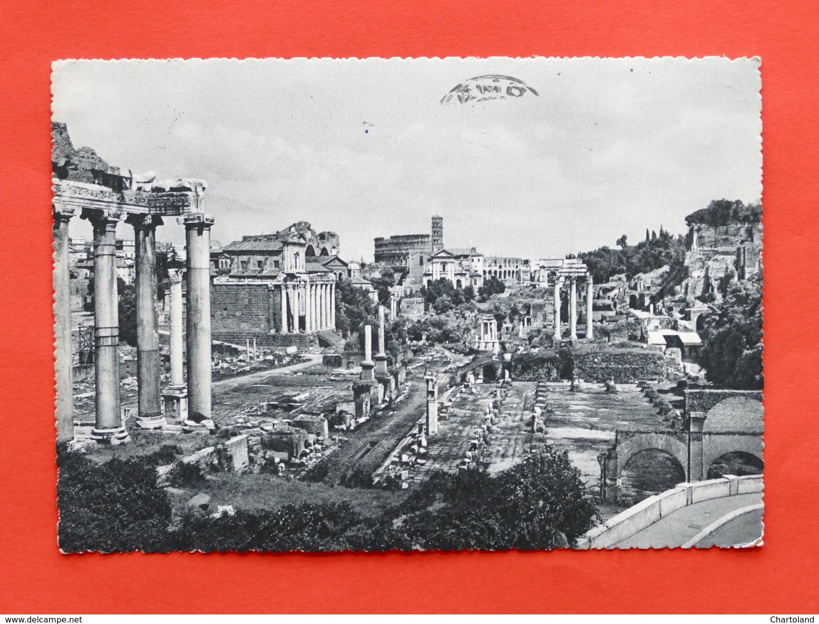 Cartolina Roma - Foro Romano - 1953 - Altri & Non Classificati