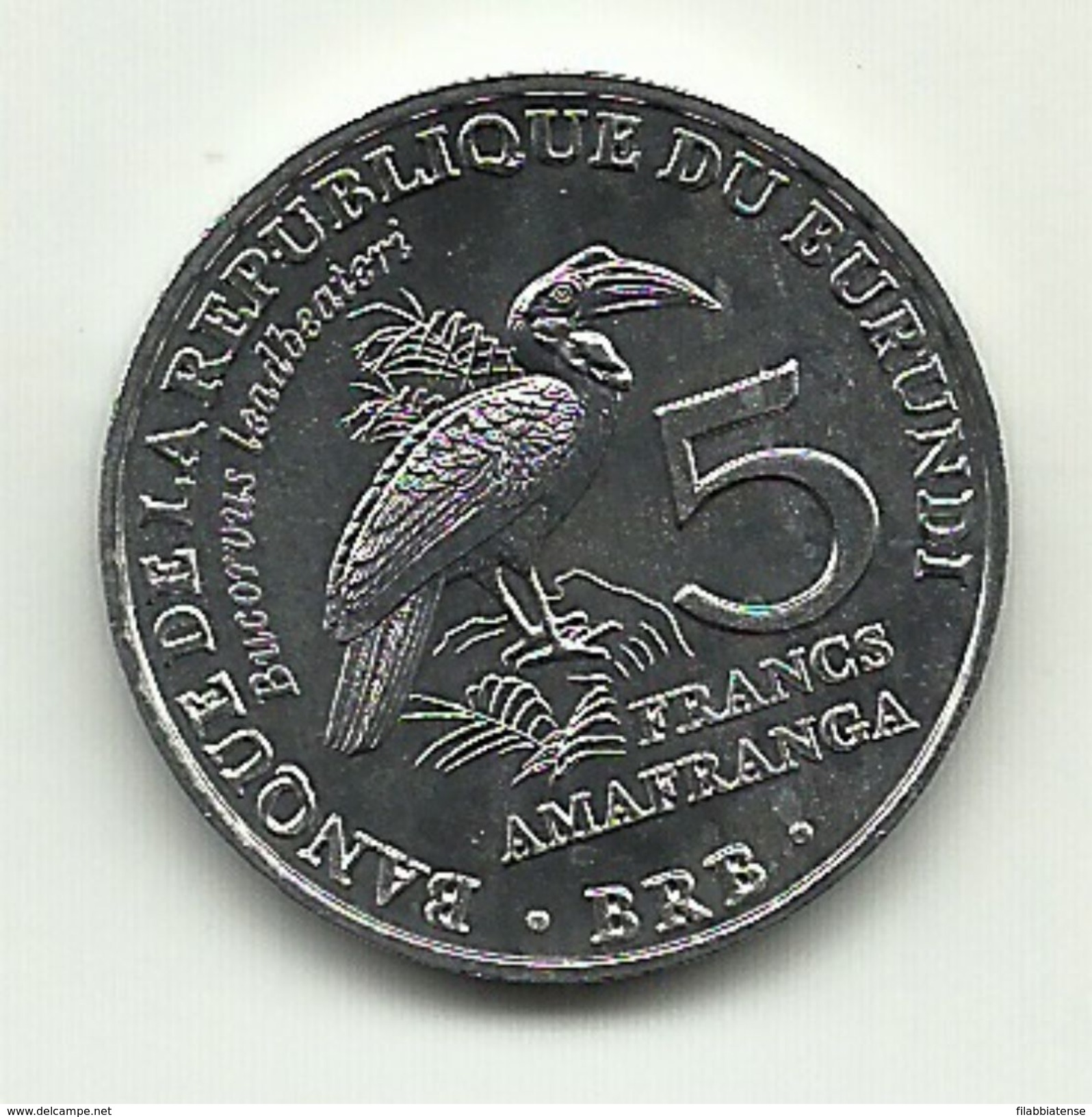 2014 - Burundi 5 Franc, - Burundi