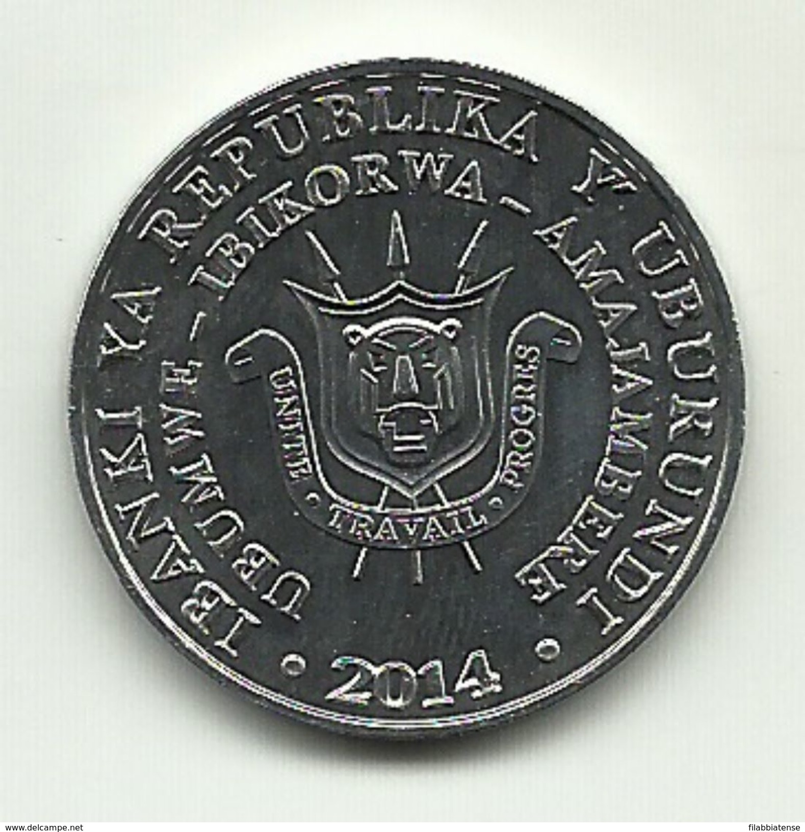 2014 - Burundi 5 Franc, - Burundi