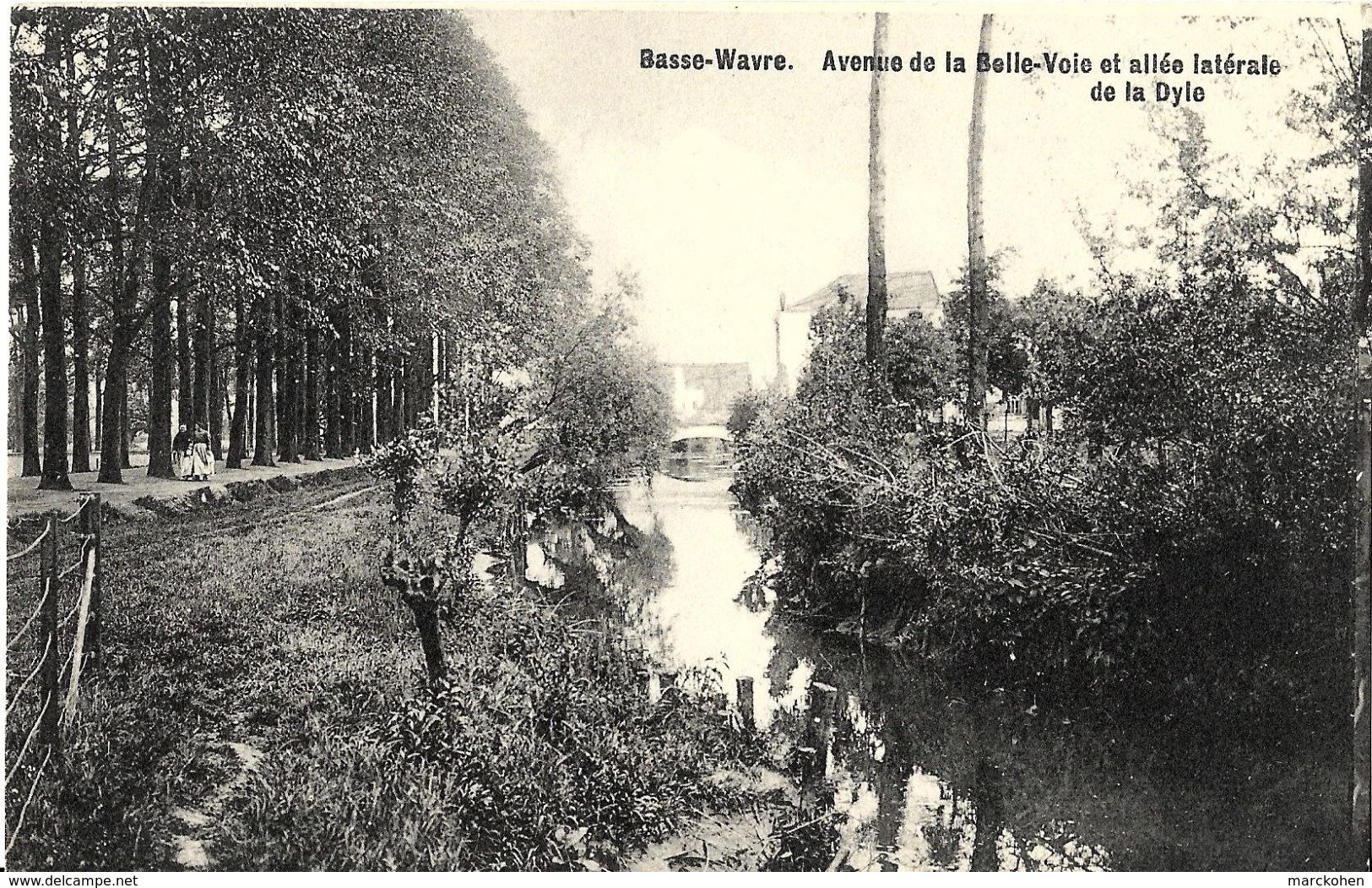 Basse-Wavre (1300) : Avenue De La Belle Voie Et Allée Latérale De La Dyle. CPA. - Wavre