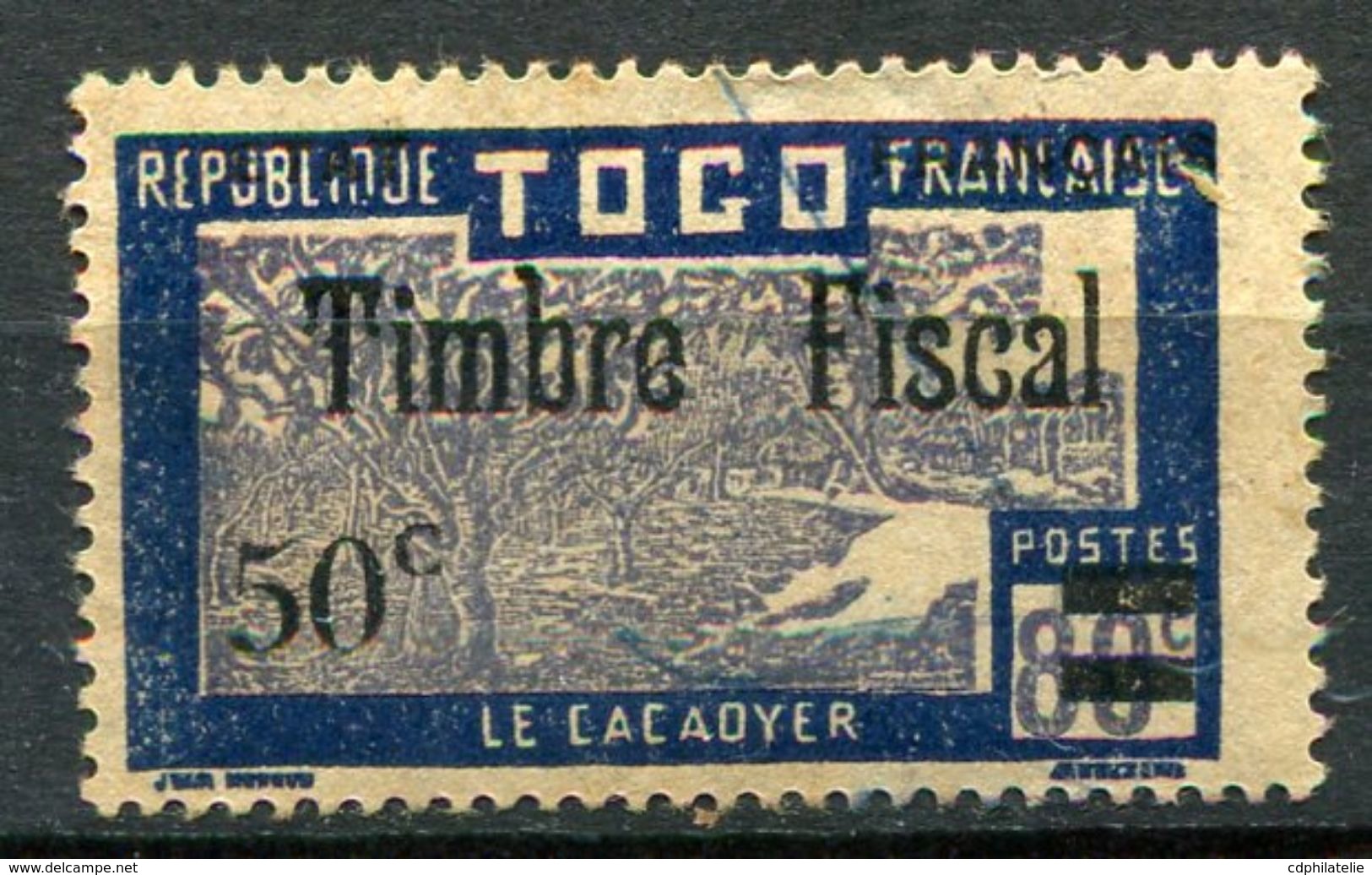 TOGO TIMBRE FISCAL N°72 - Used Stamps