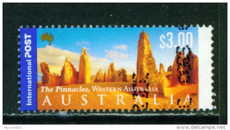 AUSTRALIA  -  2000  Landscapes  $3  International Post  Sheet Stamp  Used As Scan - Used Stamps