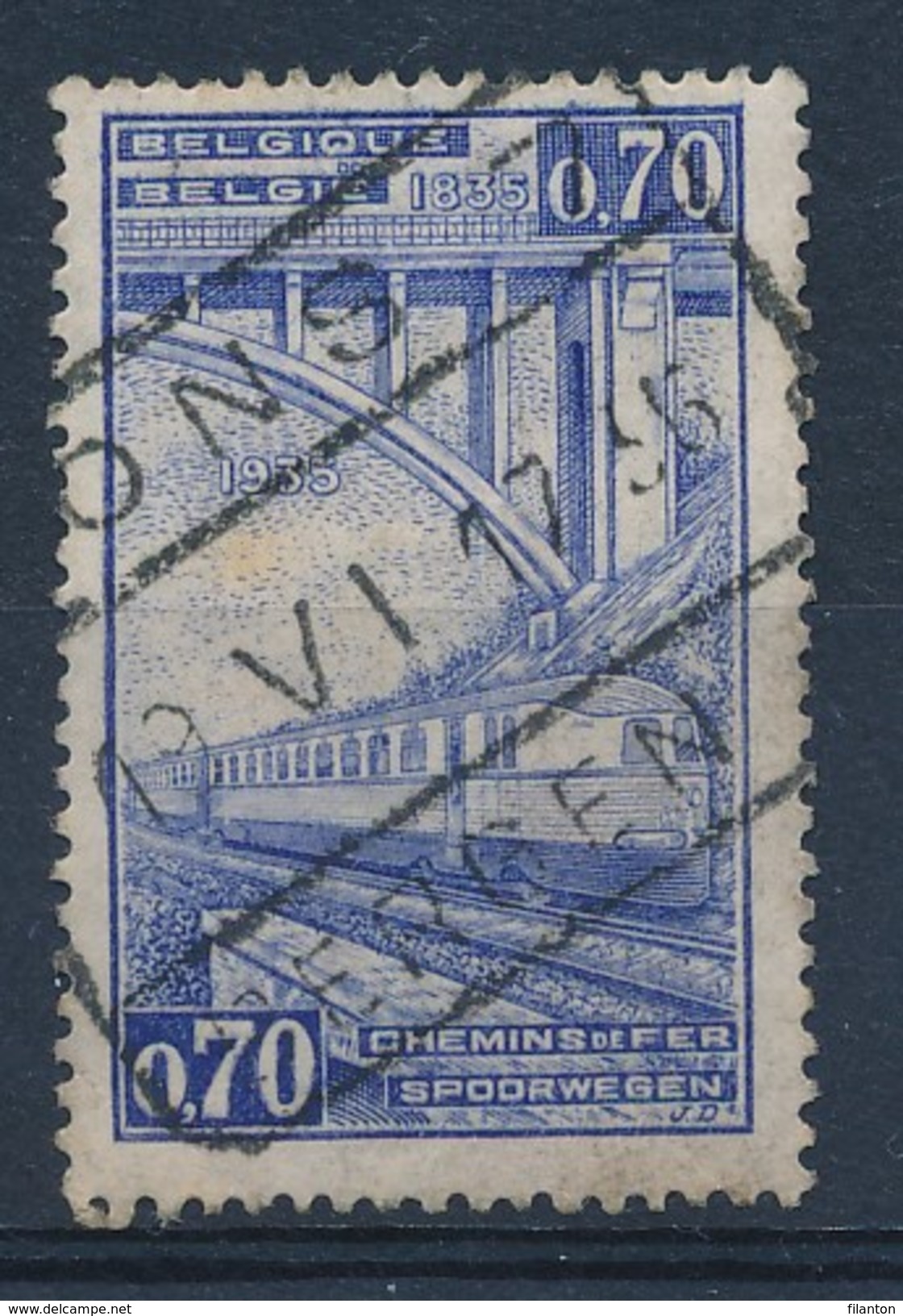 BELGIE - TR 184 - Cachet  "MONS 7 - BERGEN" - (ref. 18.414) - Otros & Sin Clasificación