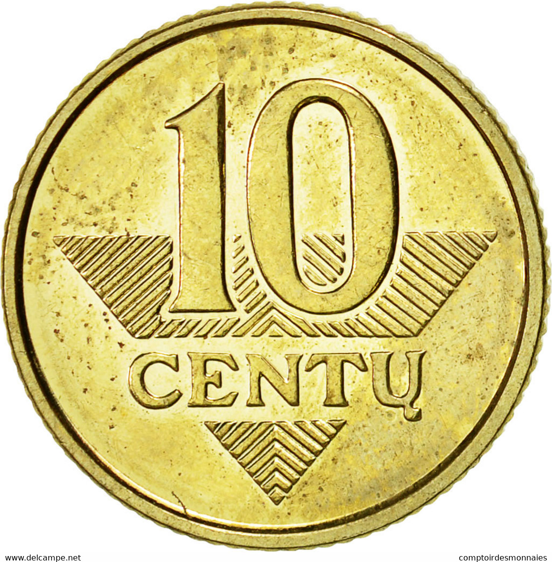 Monnaie, Lithuania, 10 Centu, 2008, TTB, Nickel-brass, KM:106 - Lituanie