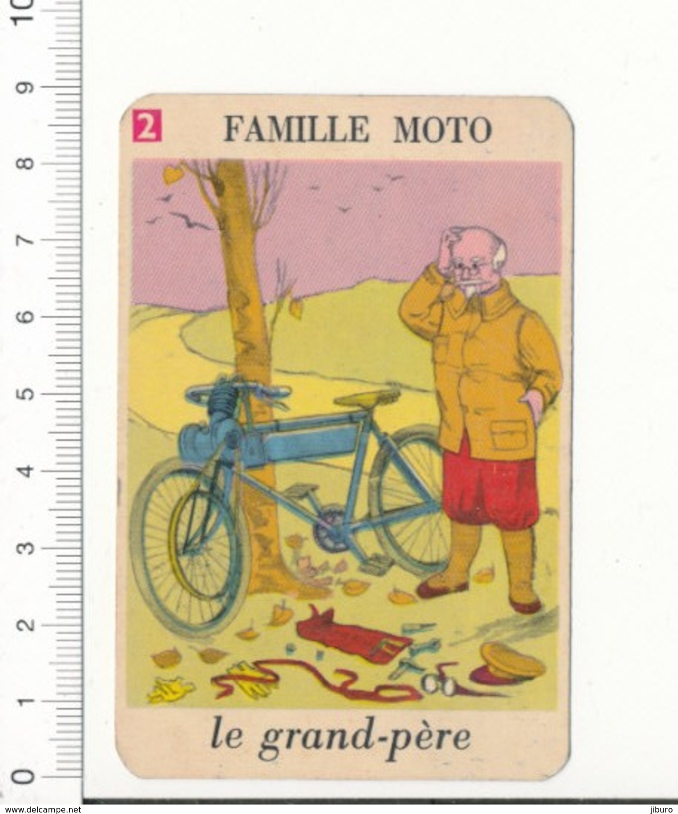 Motocyclette Ancienne  Humour Ancienne Moto Ancien Vélomoteur Panne Réparation Trousse Outils Mécanique   // IM 5/377 - Autres & Non Classés