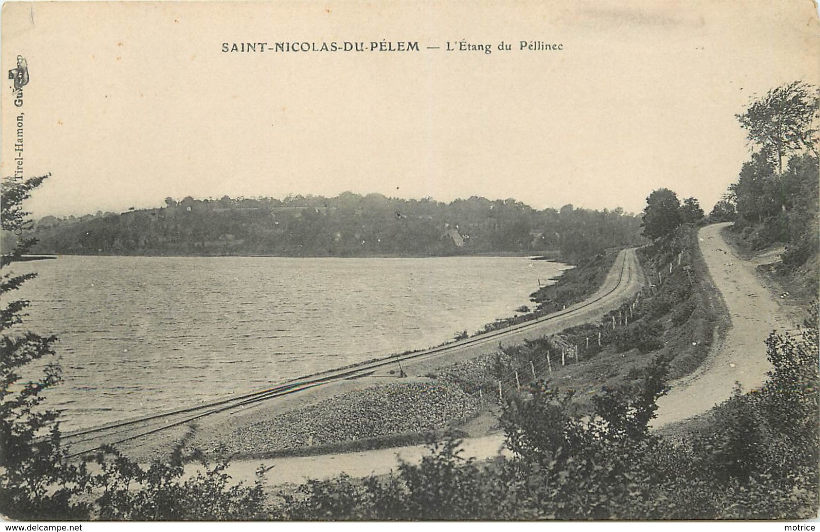 SAINT NICOLAS DU PELEM -l'étang Du Péllinec. - Saint-Nicolas-du-Pélem