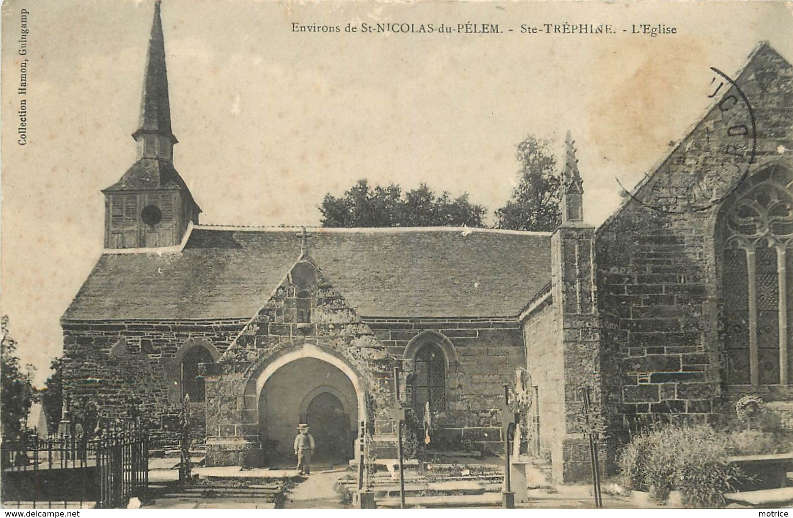 Environs De SAINT NICOLAS DU PELEM - Sainte Tréphine, L'église. - Saint-Nicolas-du-Pélem