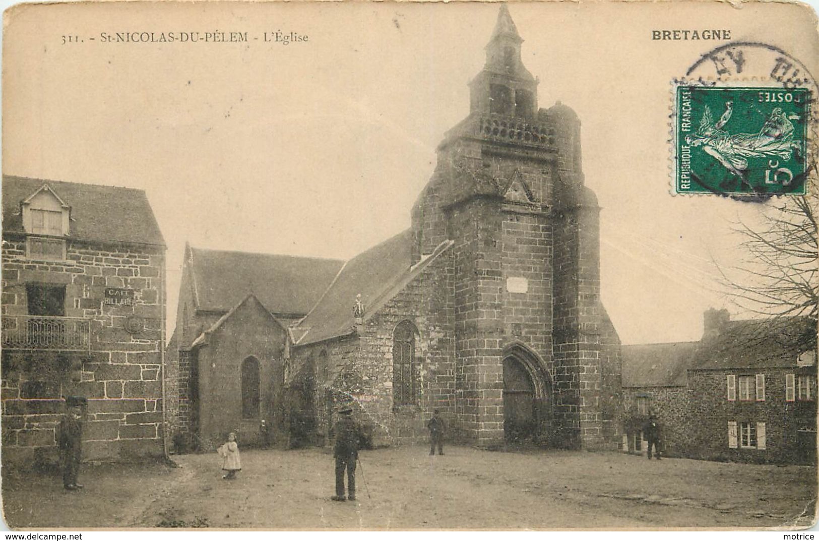 SAINT NICOLAS DU PELEM - L'église. - Saint-Nicolas-du-Pélem