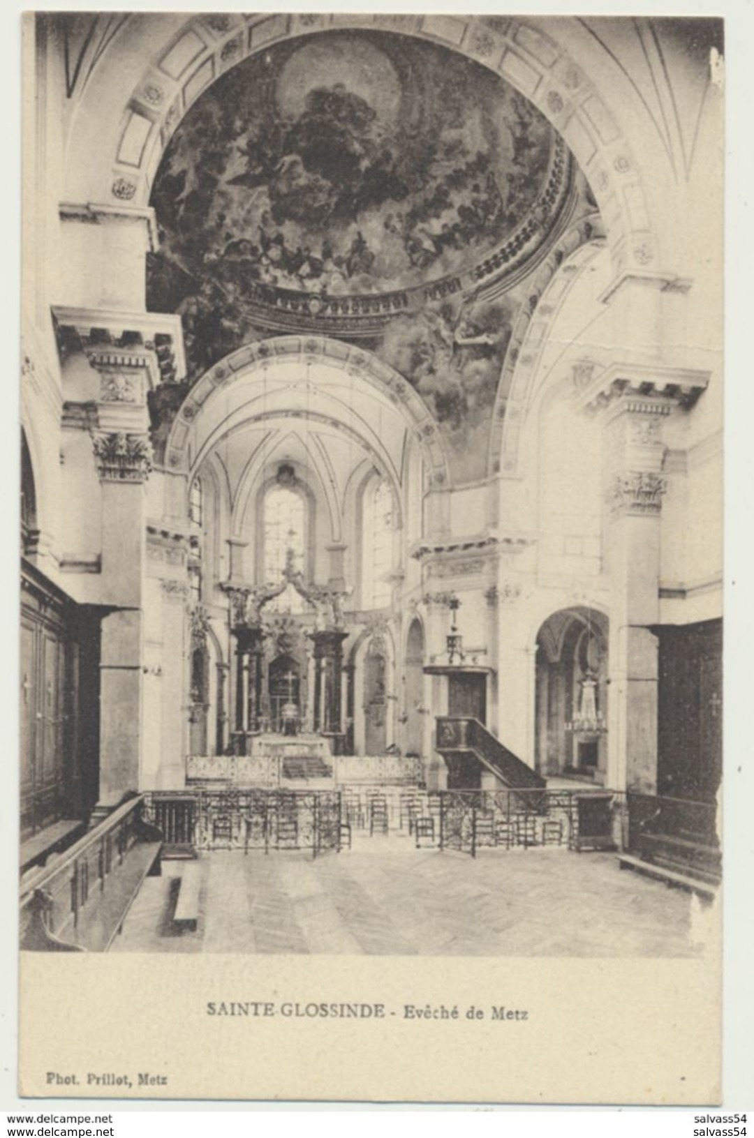 57) METZ : Eglise Sainte-Glossinde - Intérieur (Phot. Prillot) - Metz