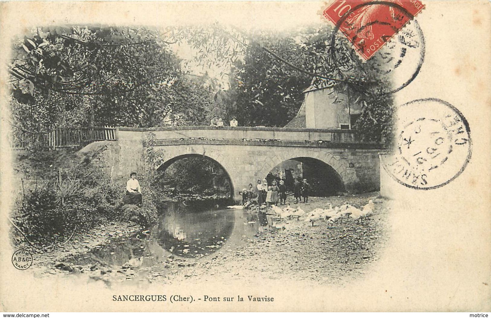 SANCERGUES - Pont Sur La Vauvise. - Sancergues