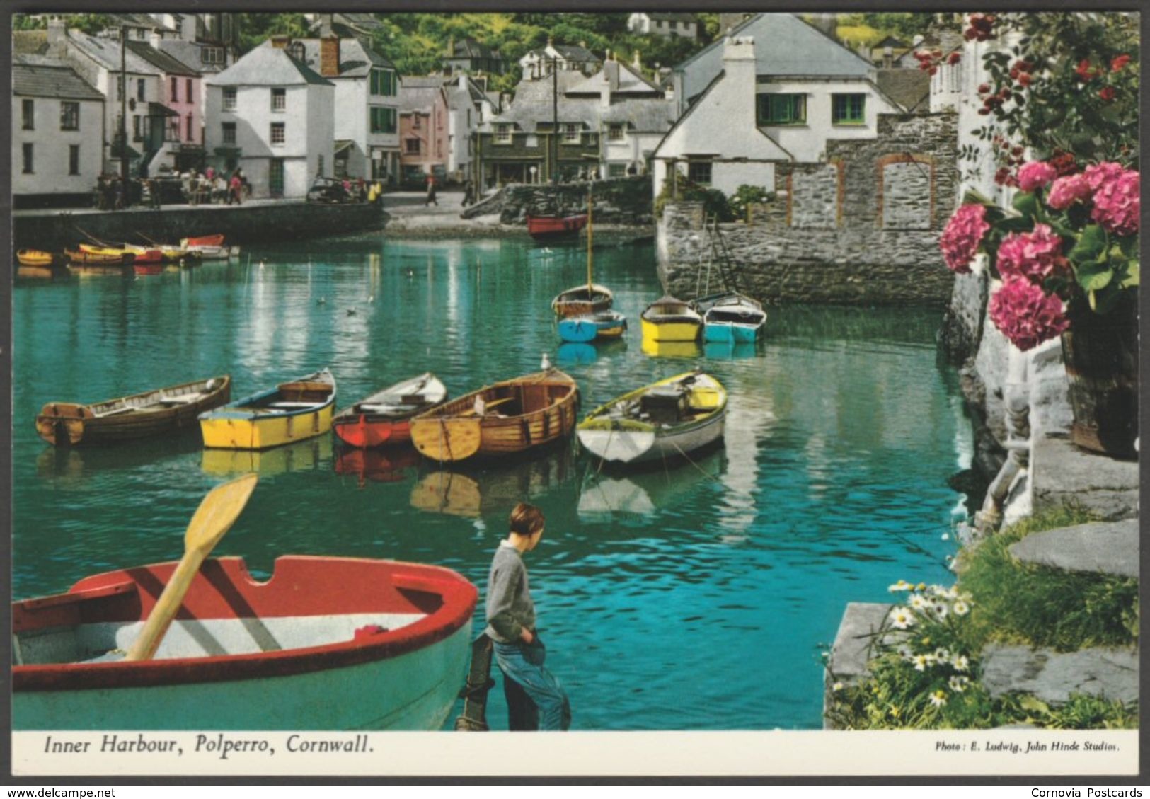 Inner Harbour, Polperro, Cornwall, C.1970s - John Hinde Postcard - Other & Unclassified