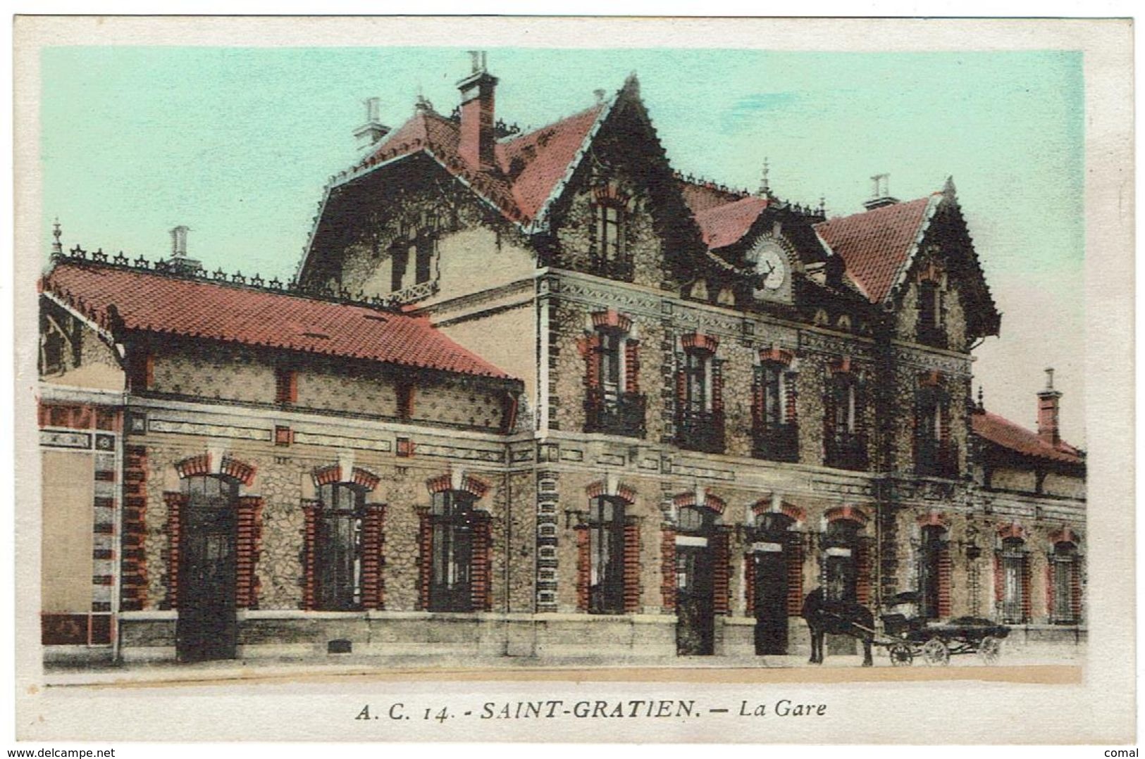 CPA - 95 - SAINT GRATIEN  - La Gare   - - Saint Gratien