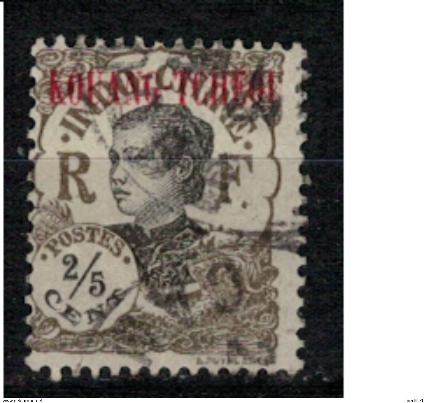 KOUANG TCHEOU       N°  YVERT   54       ( 2 )     OBLITERE       ( O   2/07 ) - Used Stamps