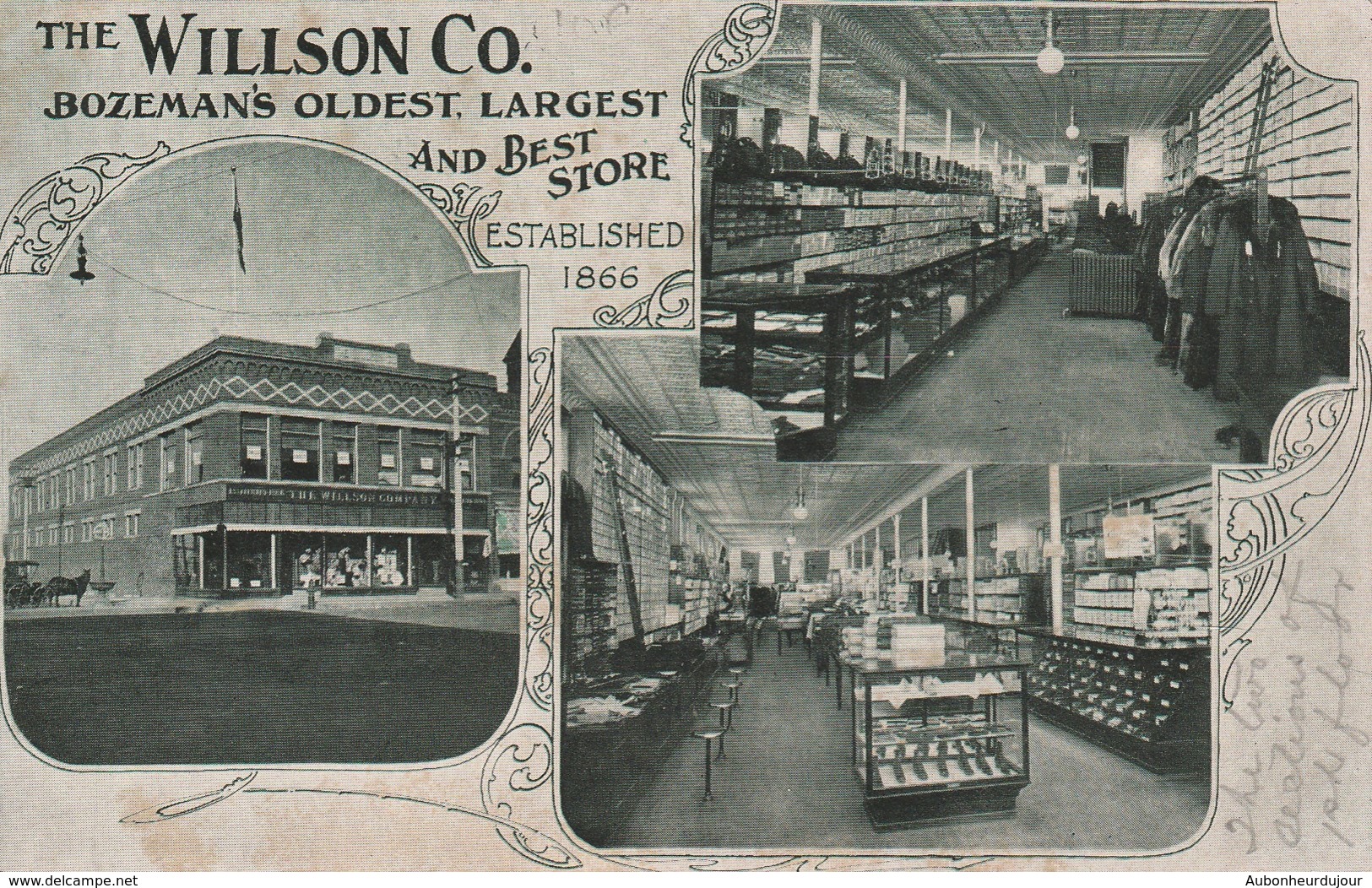 THE WILLSON CO. Bozeman's Oldest Largest And Best Store 792E - Autres & Non Classés