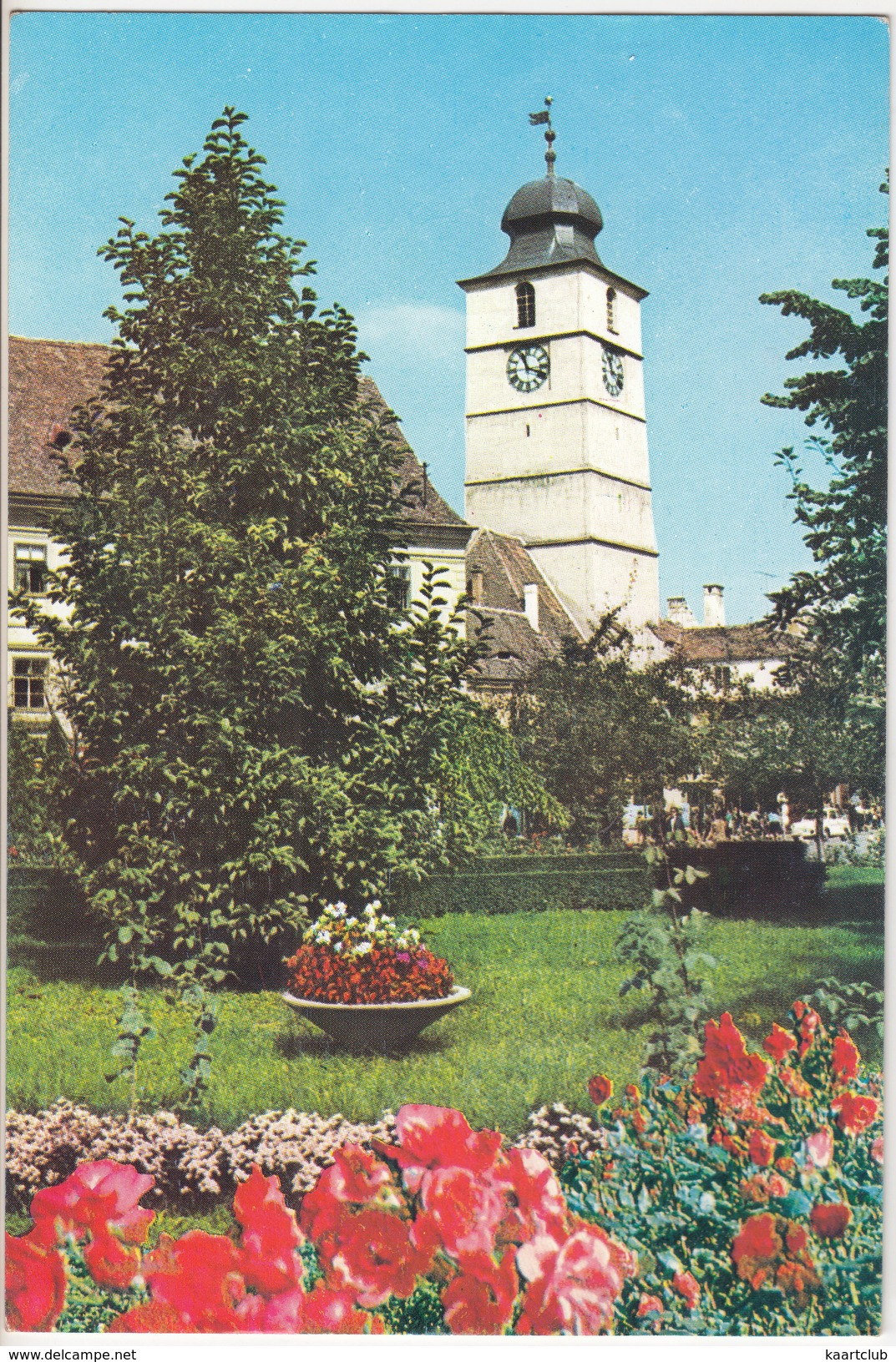 Sibiu - Turnul Sfatulei (sec. XVI) - The Council's Tower  - (Roemenie) - Roemenië
