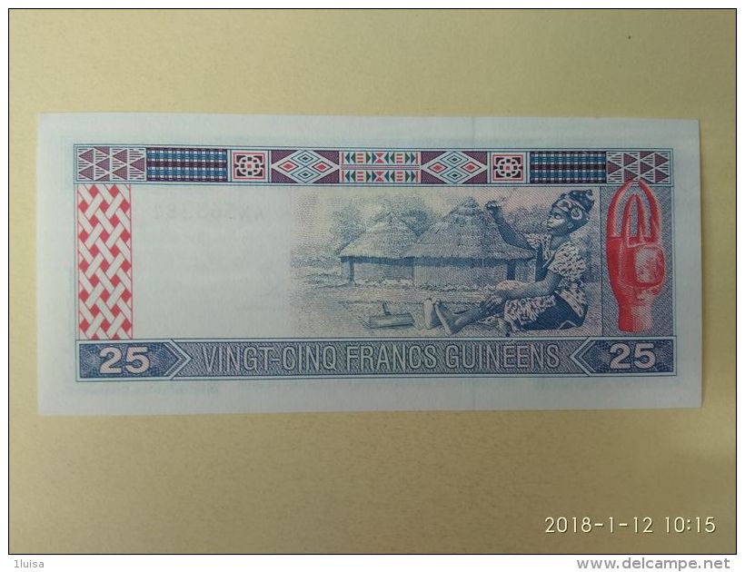 25 Francs 1960 - Guinea