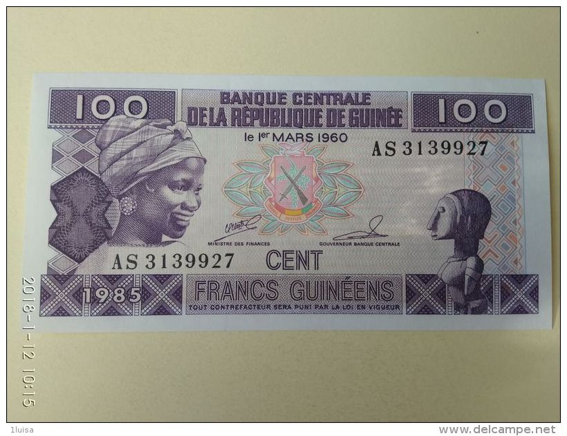 100 Francs 1960 - Guinea